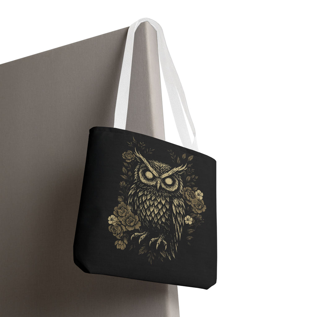 Owl Printed Halloween Tote Bag