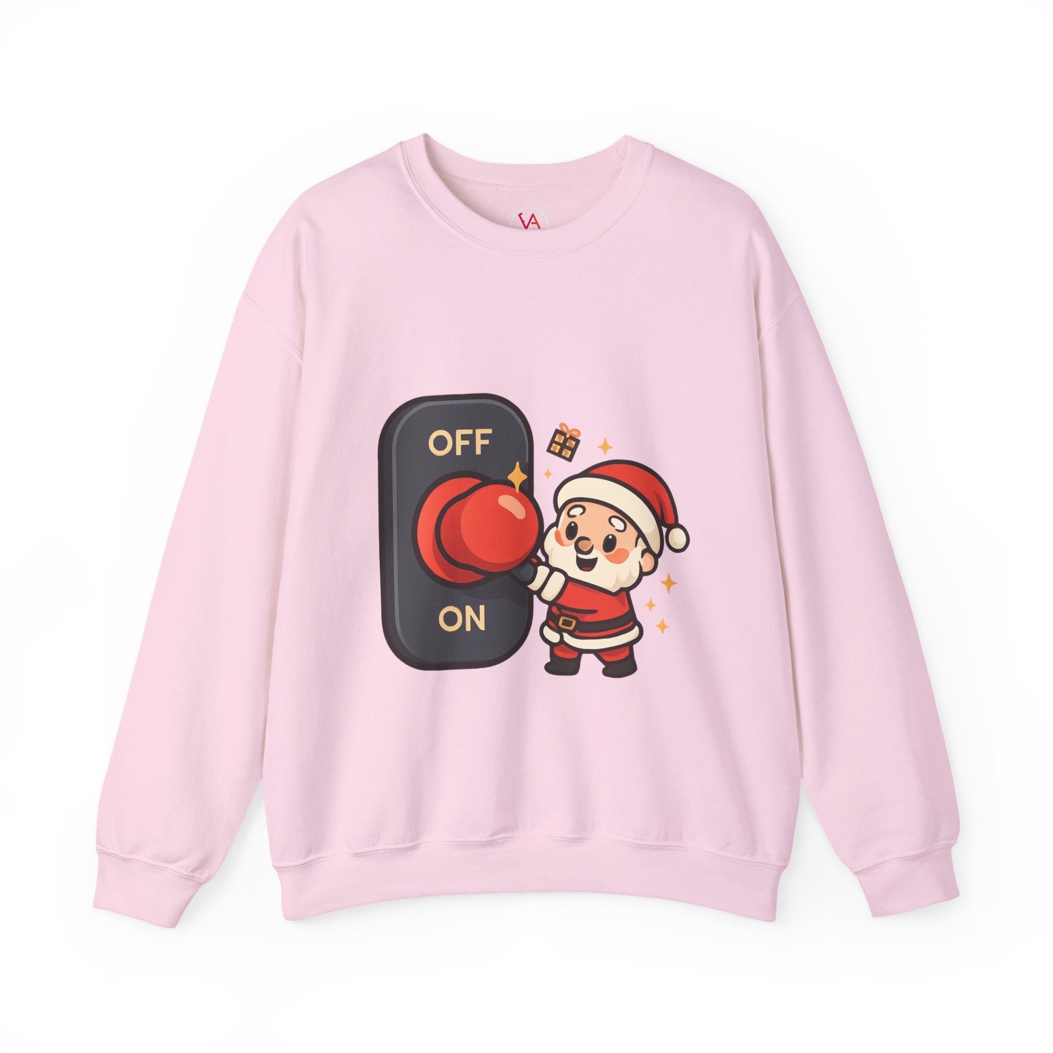 Santa’s Magic Button Holiday Sweatshirt