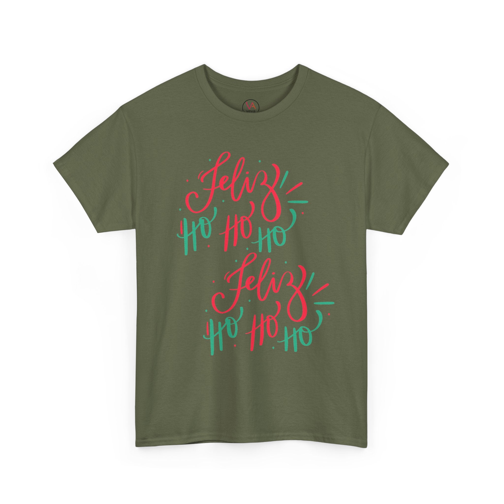 Feliz Ho Ho Ho Christmas T-Shirt – Festive Spanish Holiday Tee