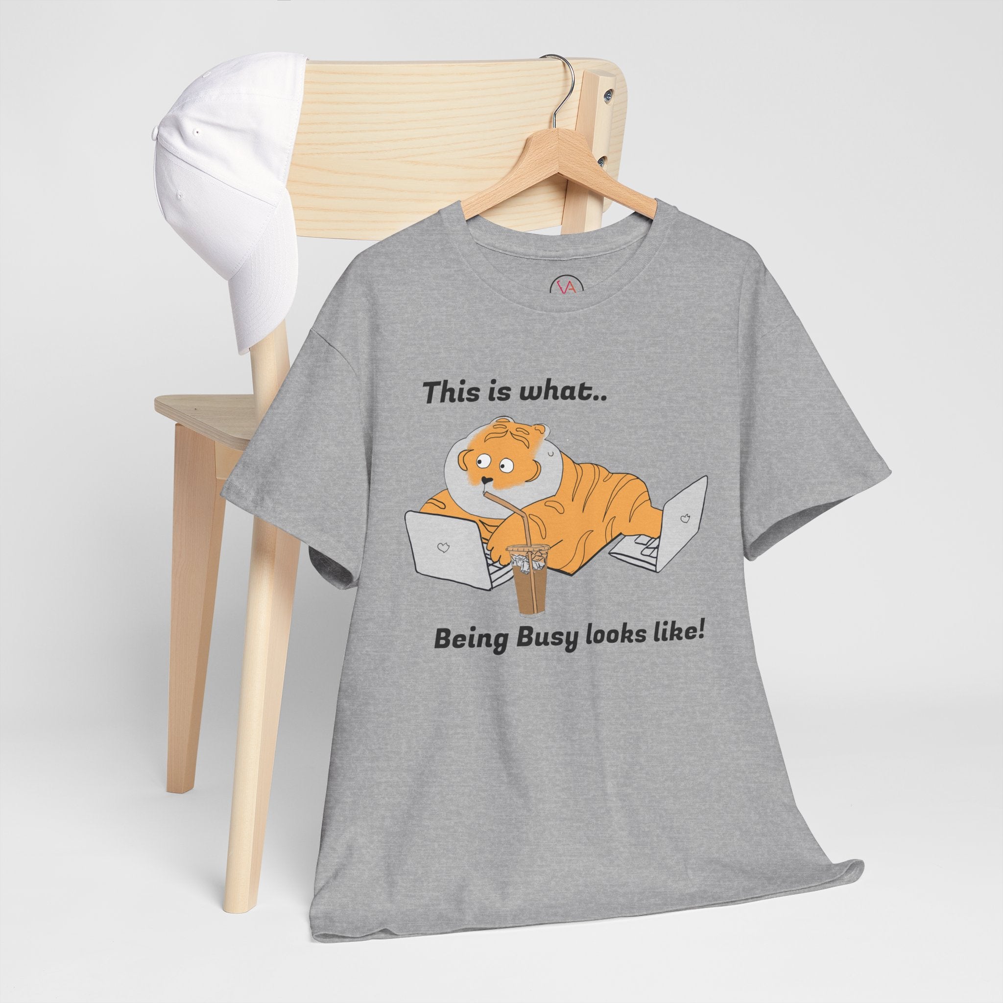 Casual Graphic Cotton Tee — Fun 100% Cotton T-Shirt