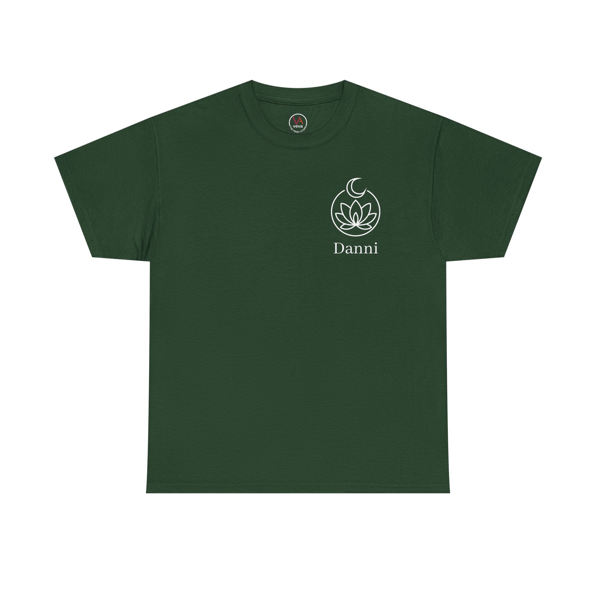 Sacred Salon & Spa - Forest Green - RoundNeck - Design3