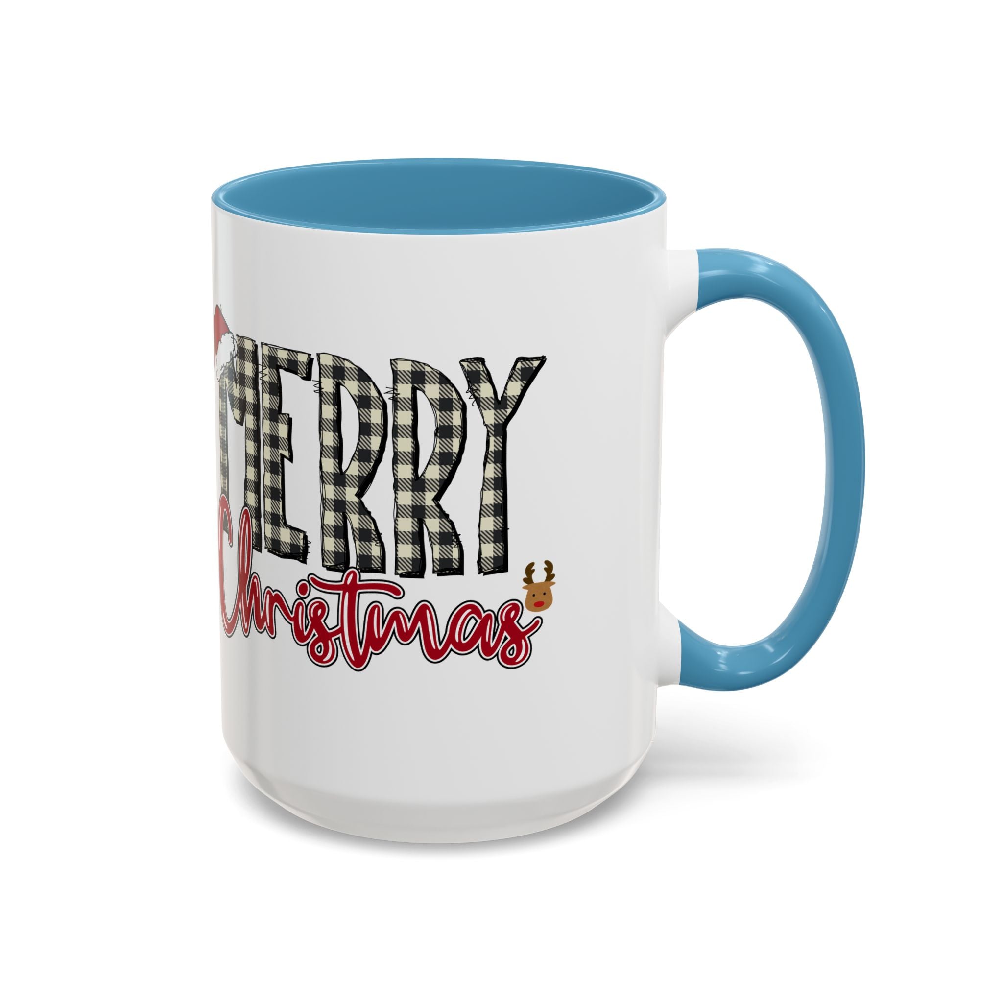 Merry Christmas Plaid Accent Coffee Mug (11/15oz)
