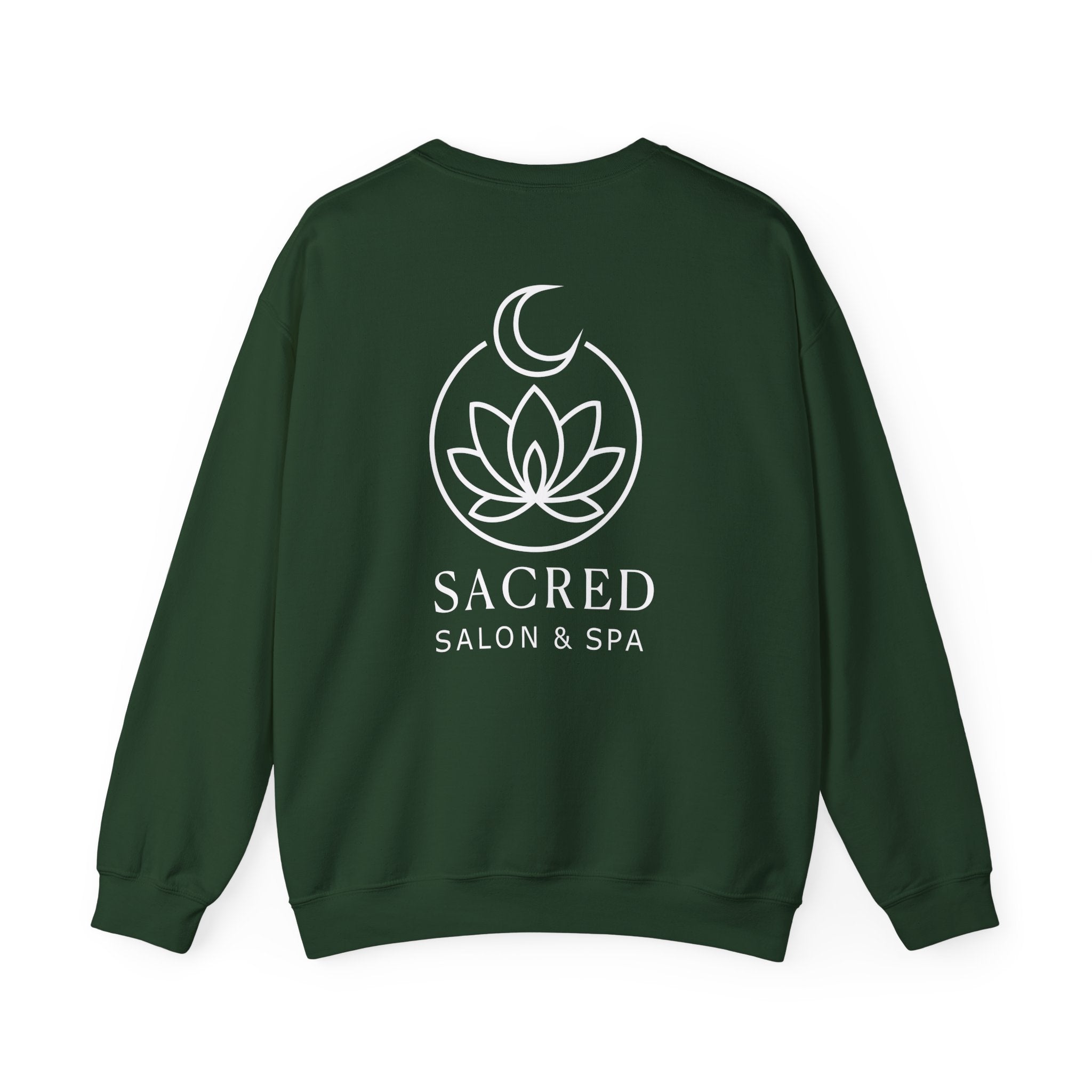 Sacred Salon & Spa Sweatshirt - Forest Green