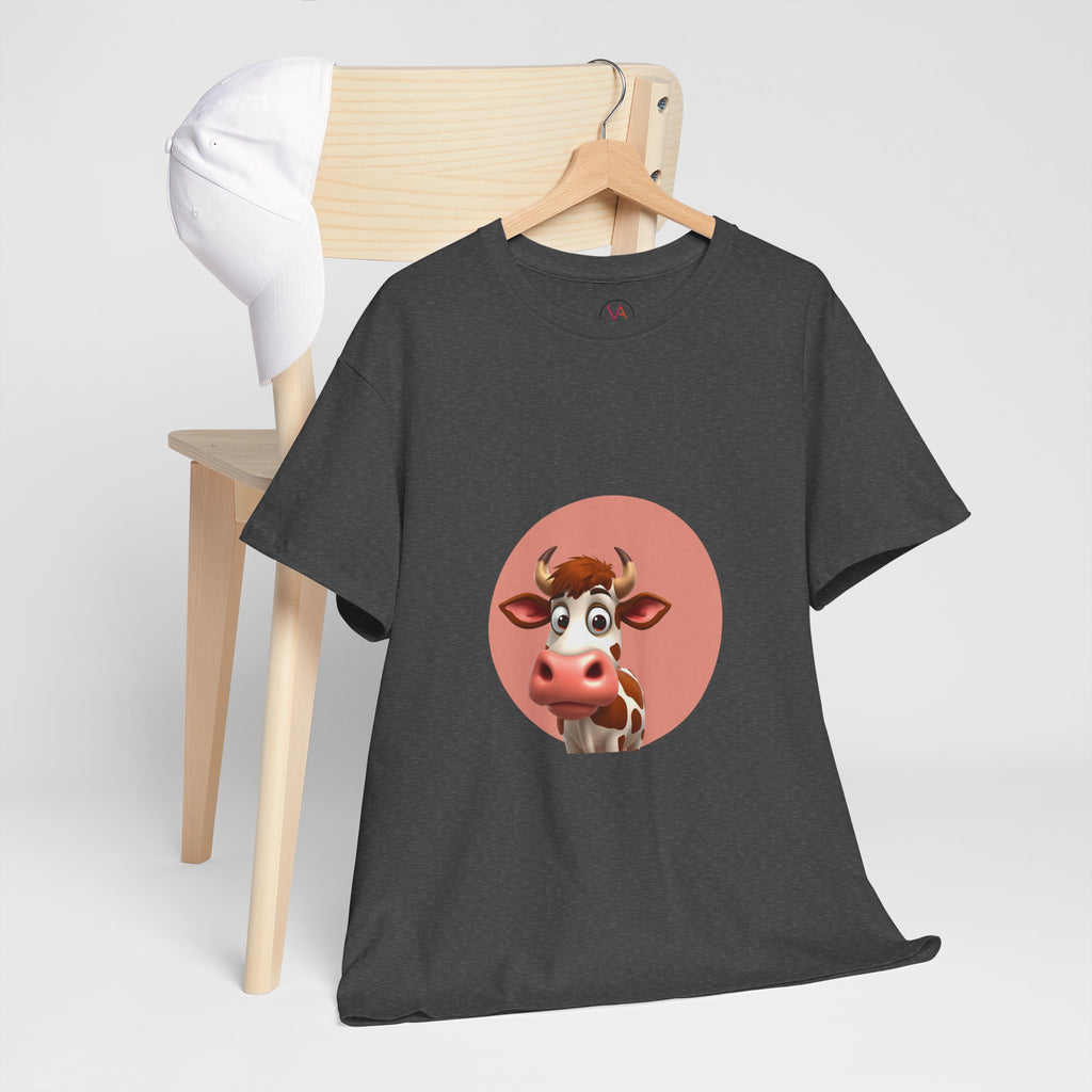Adorable Cute Cow Unisex T‑Shirt