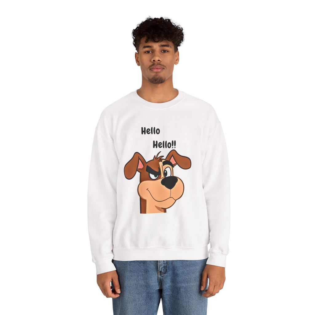 Funny Dog Graphic Crewneck Sweatshirt | Unisex