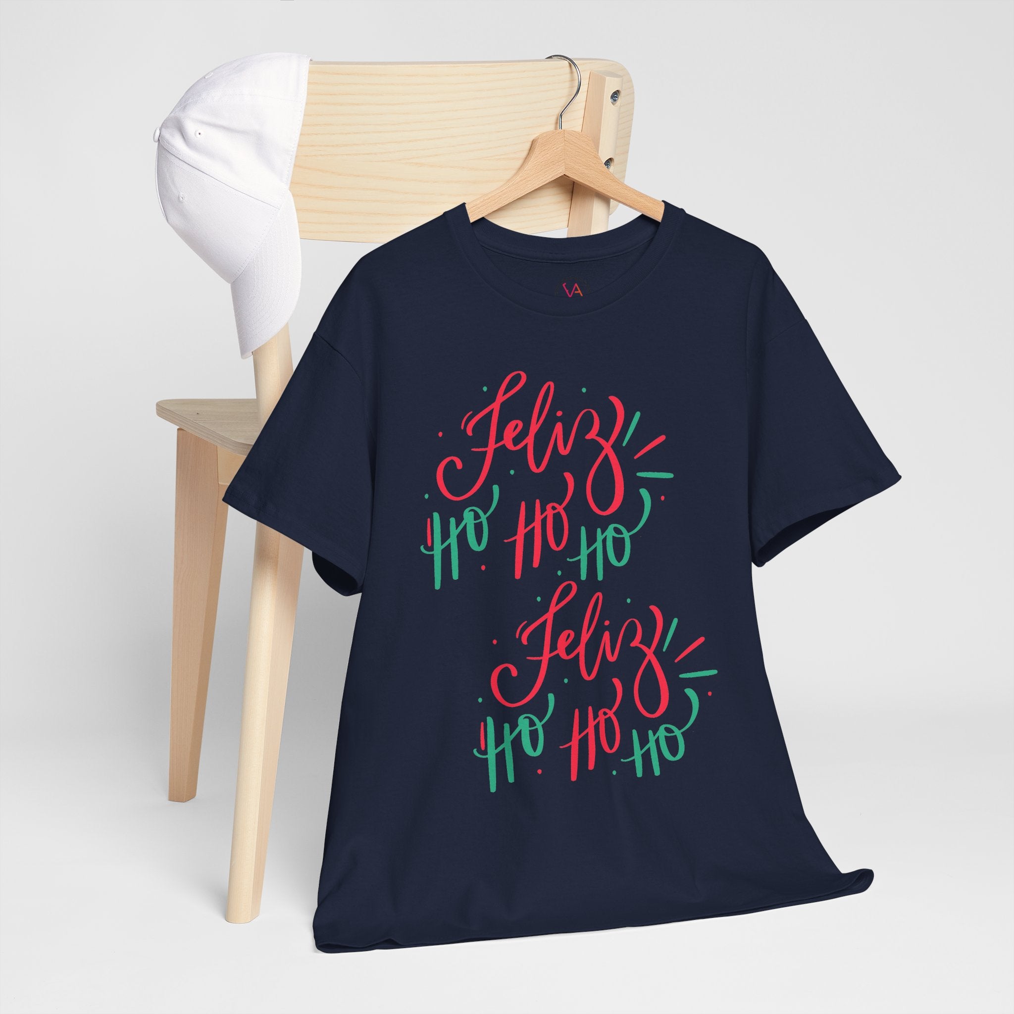 Feliz Ho Ho Ho Christmas T-Shirt – Festive Spanish Holiday Tee