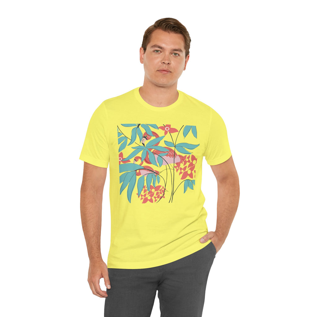 Unisex Soft Cotton Short Sleeve T-Shirt for Active and Leisure Wear
