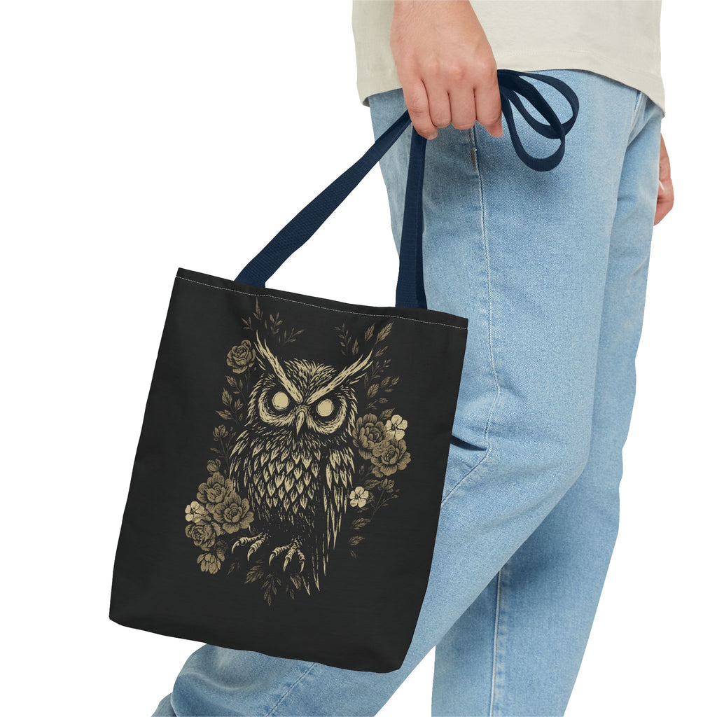 Owl Printed Halloween Tote Bag