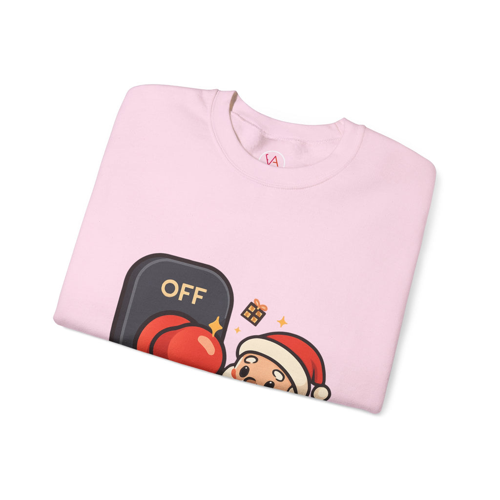 Santa’s Magic Button Holiday Sweatshirt