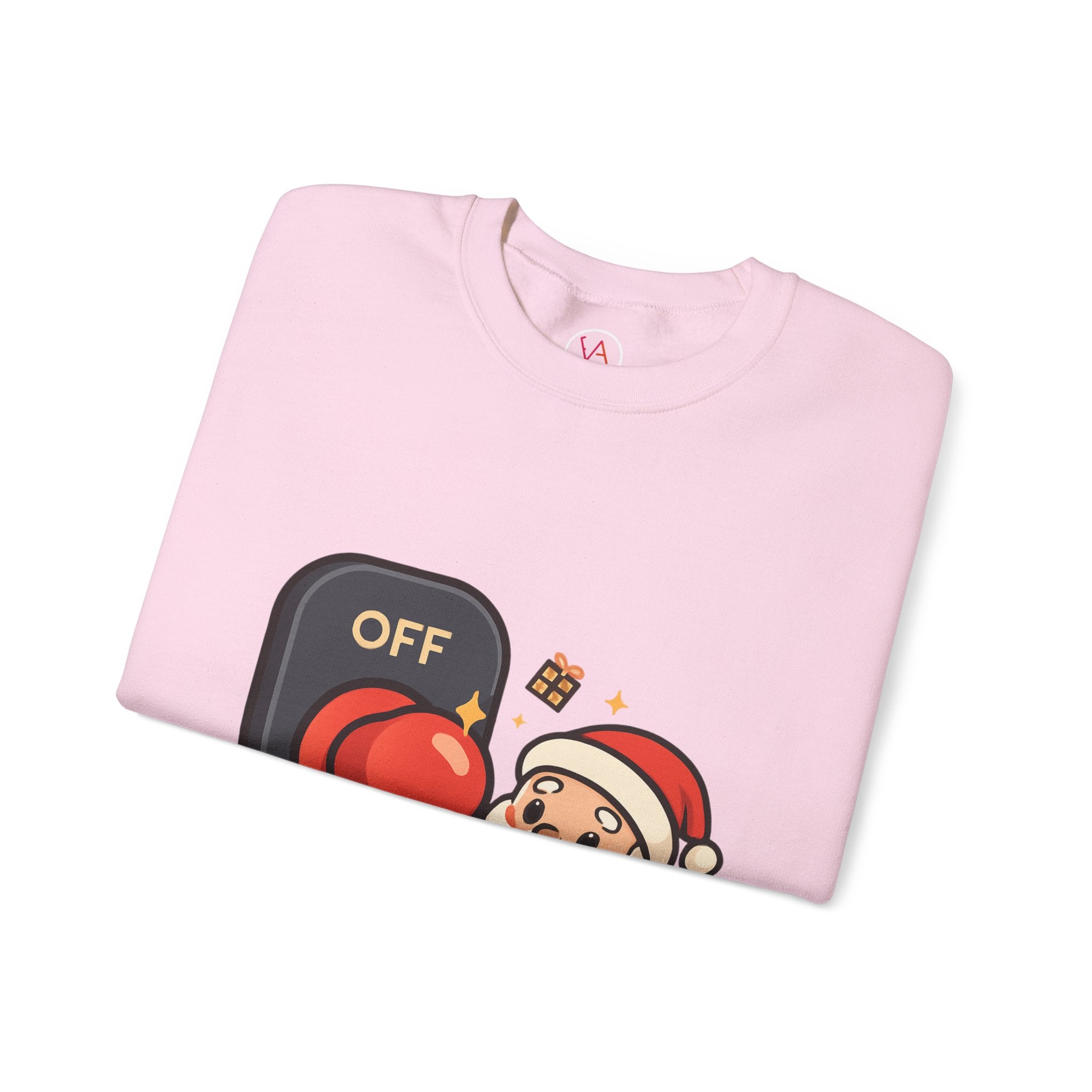 Santa’s Magic Button Holiday Sweatshirt