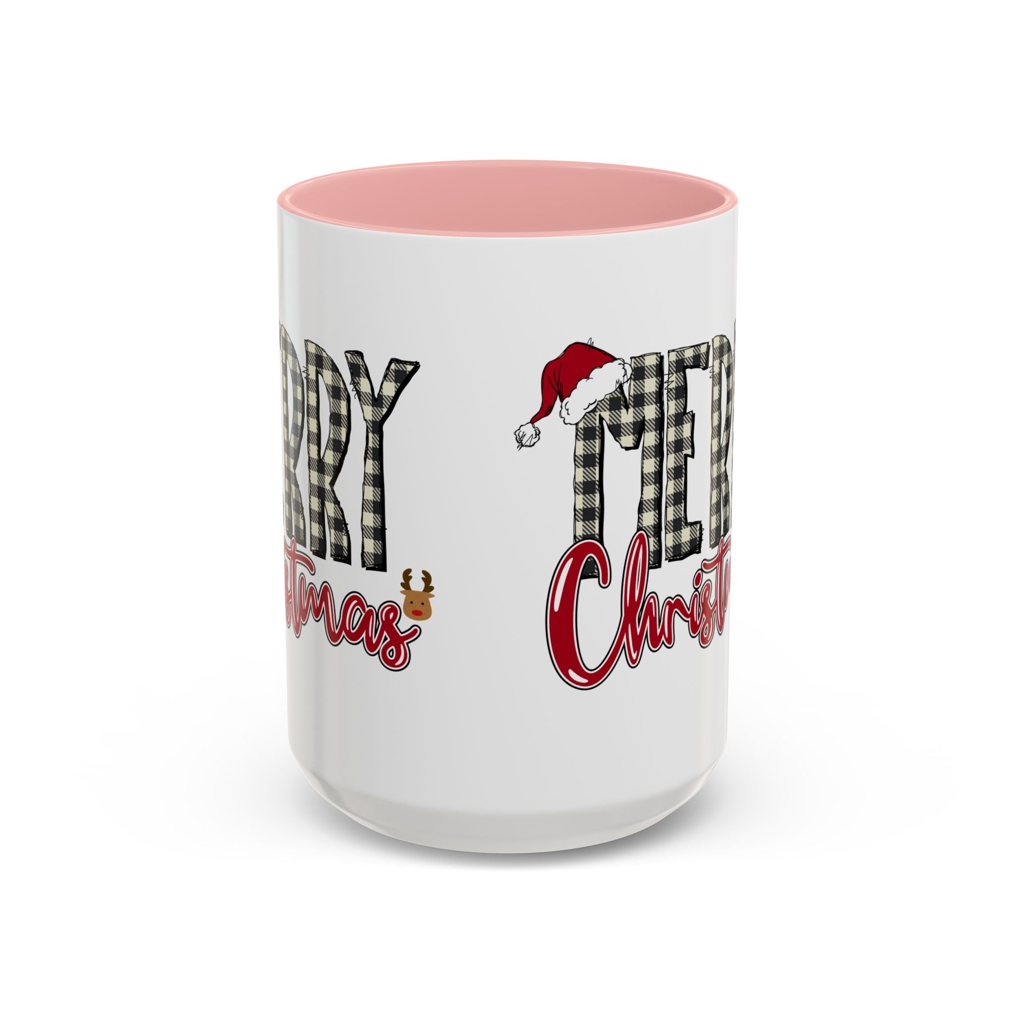 Merry Christmas Plaid Accent Coffee Mug (11/15oz)