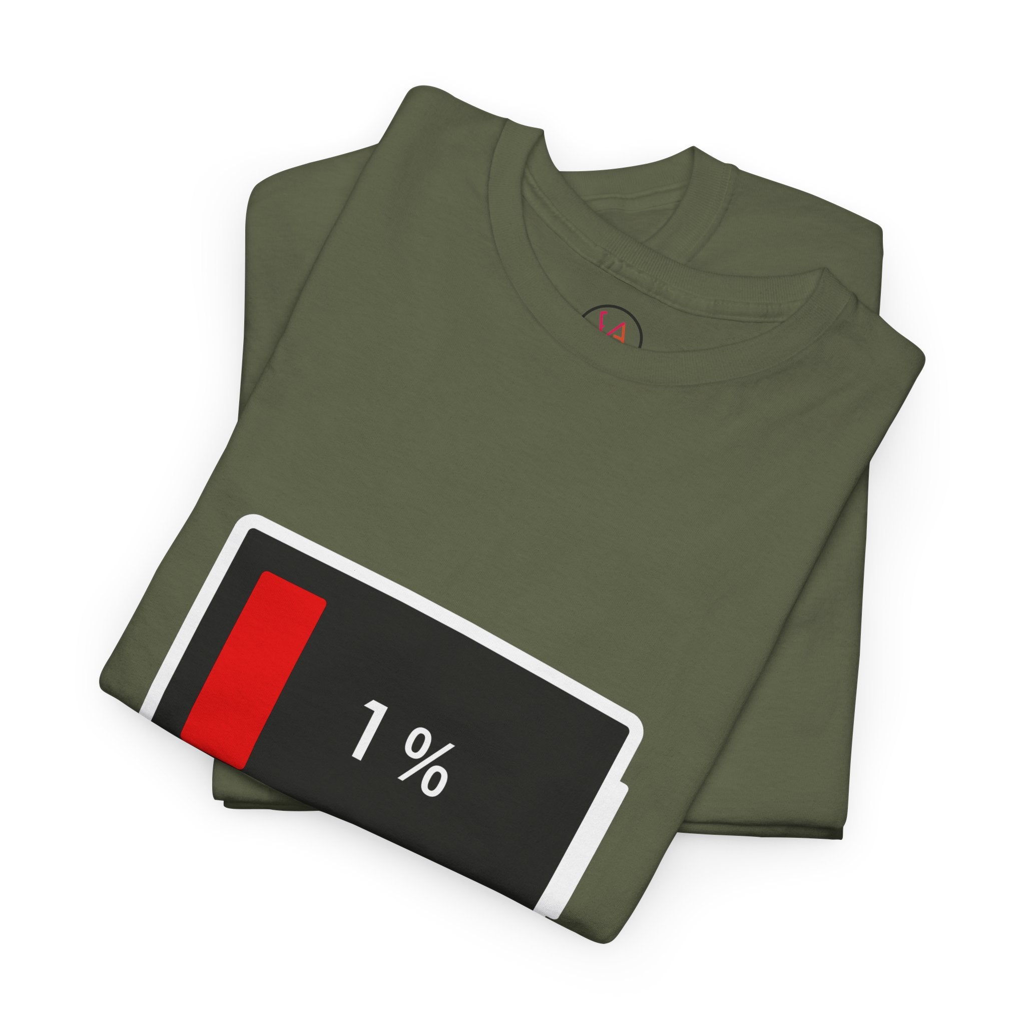 Low Battery Icon Unisex Cotton T-Shirt
