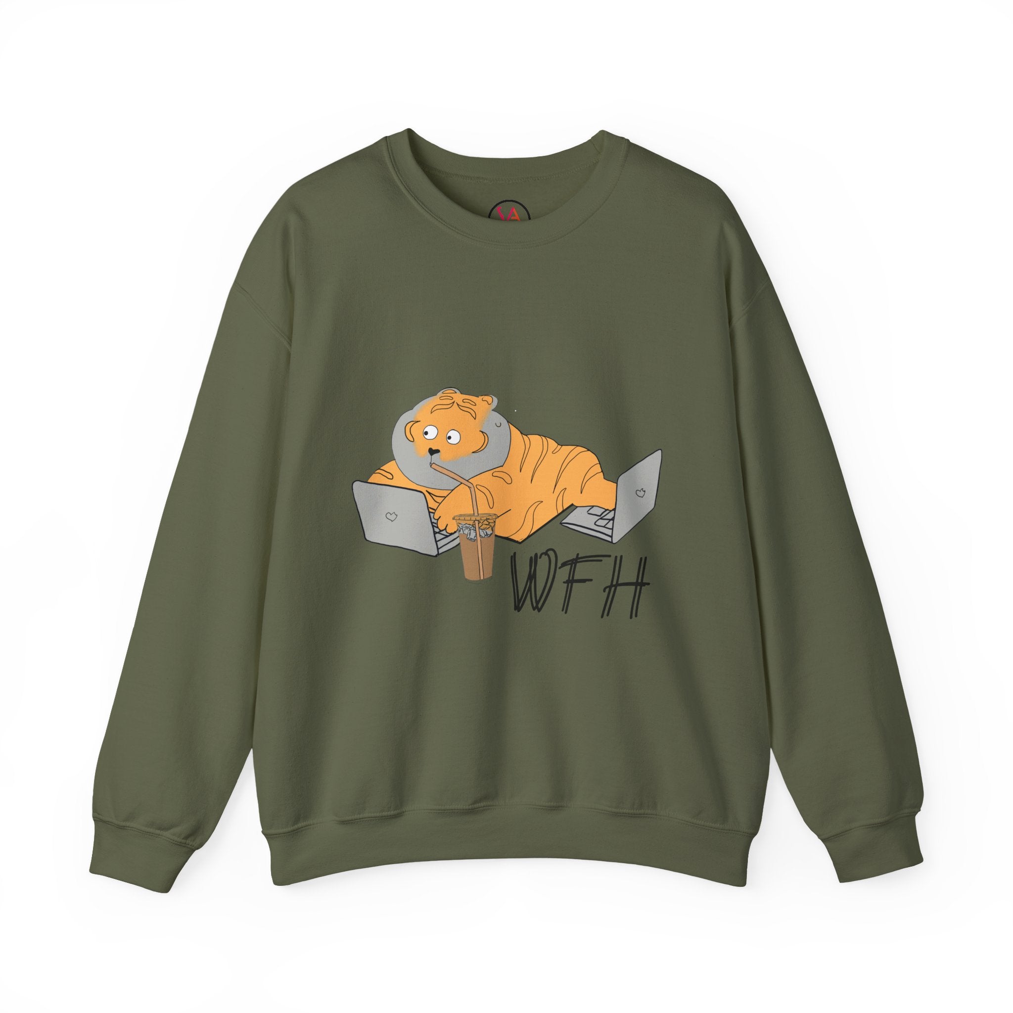 Work From Home Unisex Sweatshirt – Cozy WFH Graphic Print