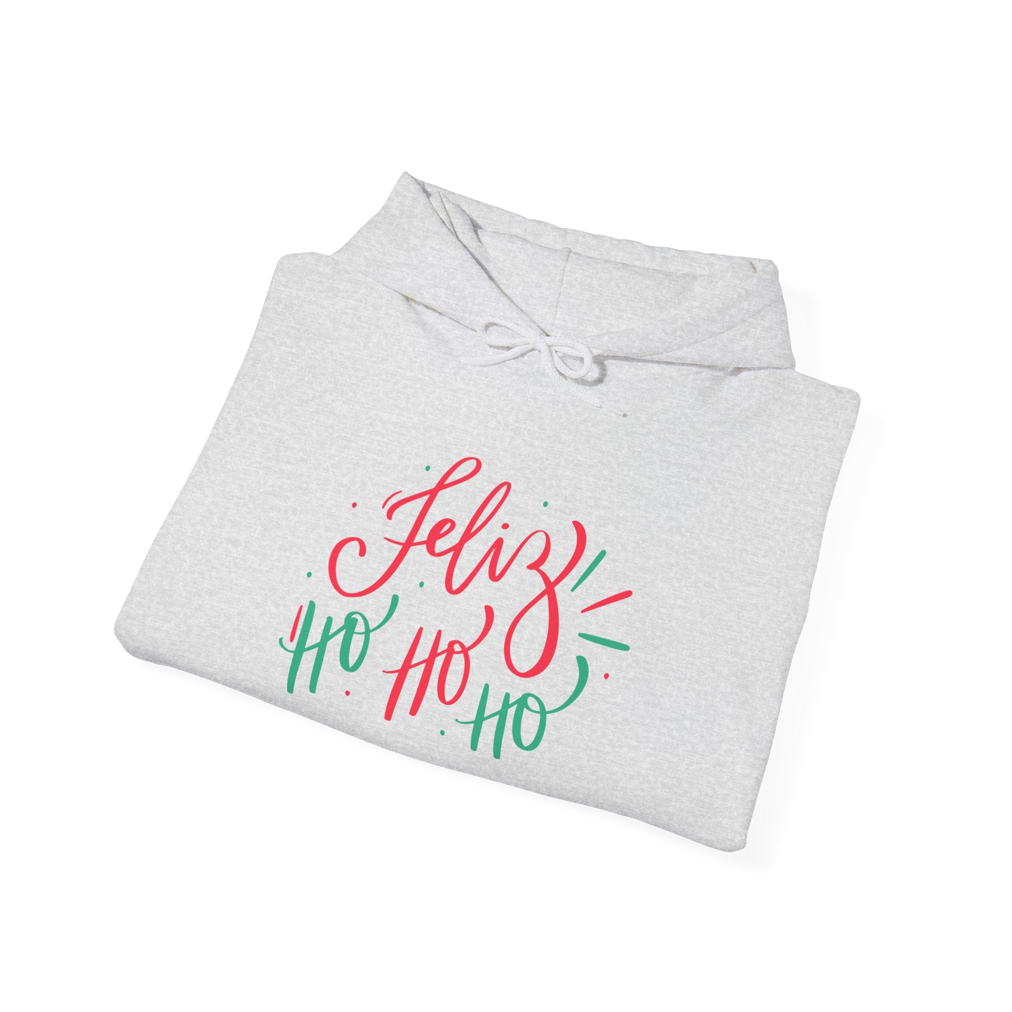 Feliz Ho Ho Ho Holiday Hoodie — Festive Spanish Christmas Sweatshirt