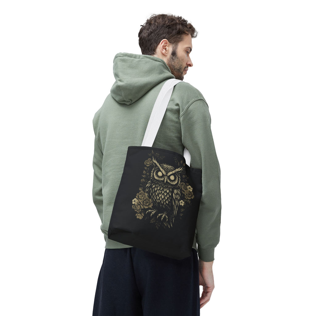 Owl Printed Halloween Tote Bag