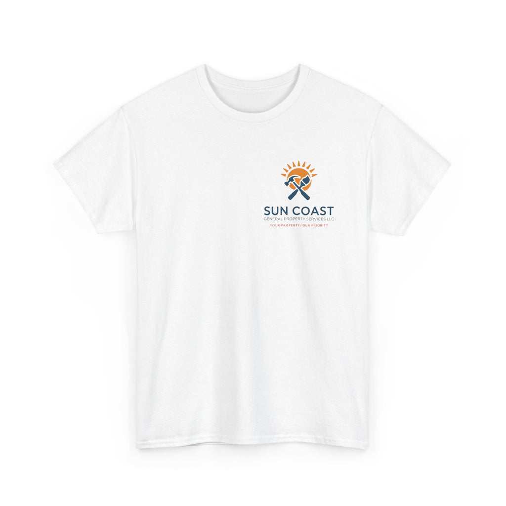 Sun Coast Property Services Logo Tee — Front Approved Design
