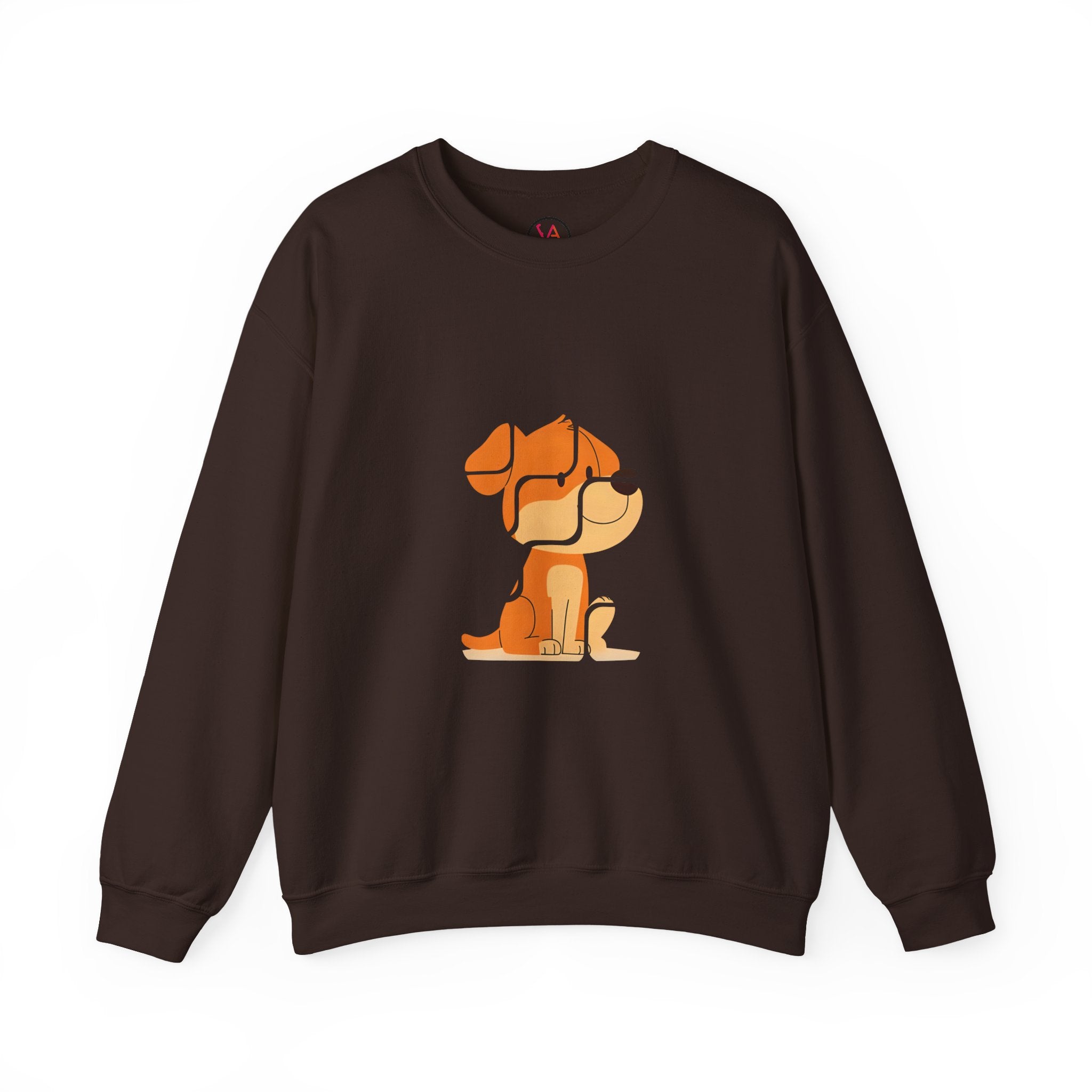 Cute Retro Dog Crewneck Unisex Sweatshirt