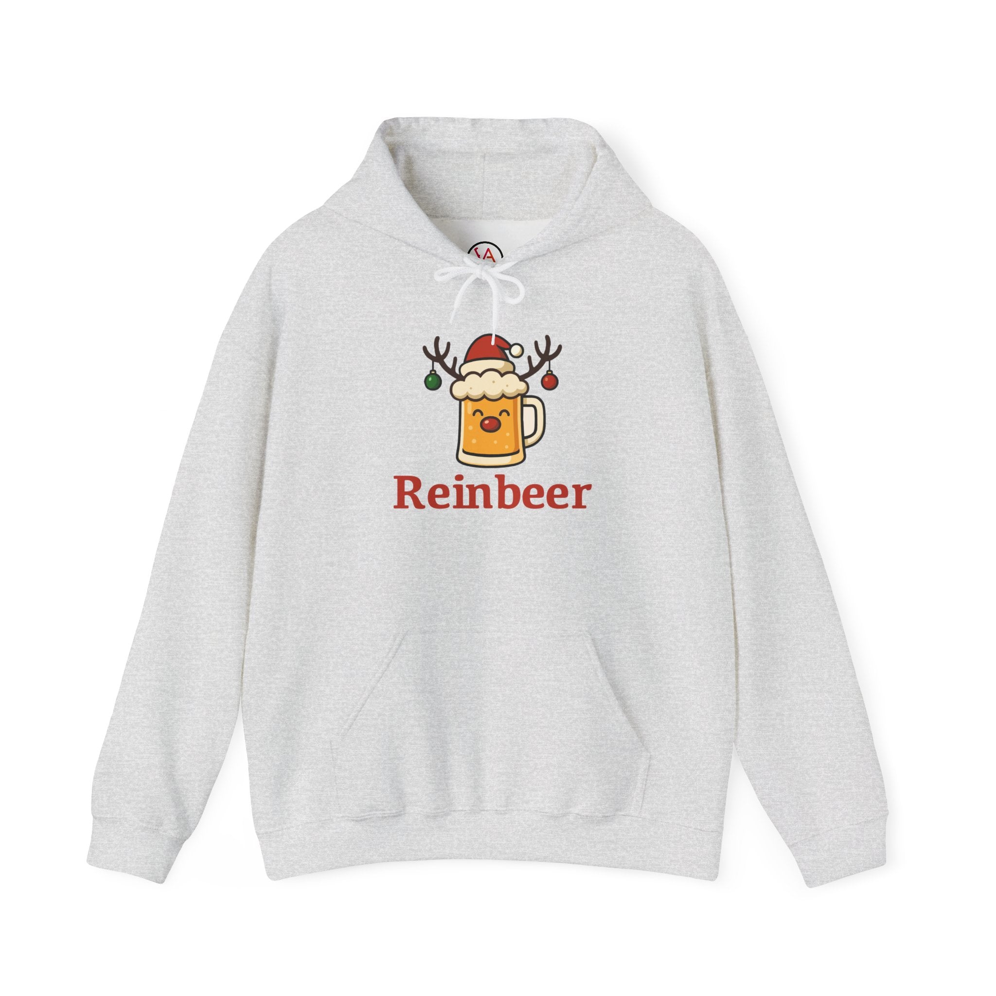 Cozy Christmas 'Reinbeer Mug' Hoodie — Holiday Reindeer Beer Sweatshirt