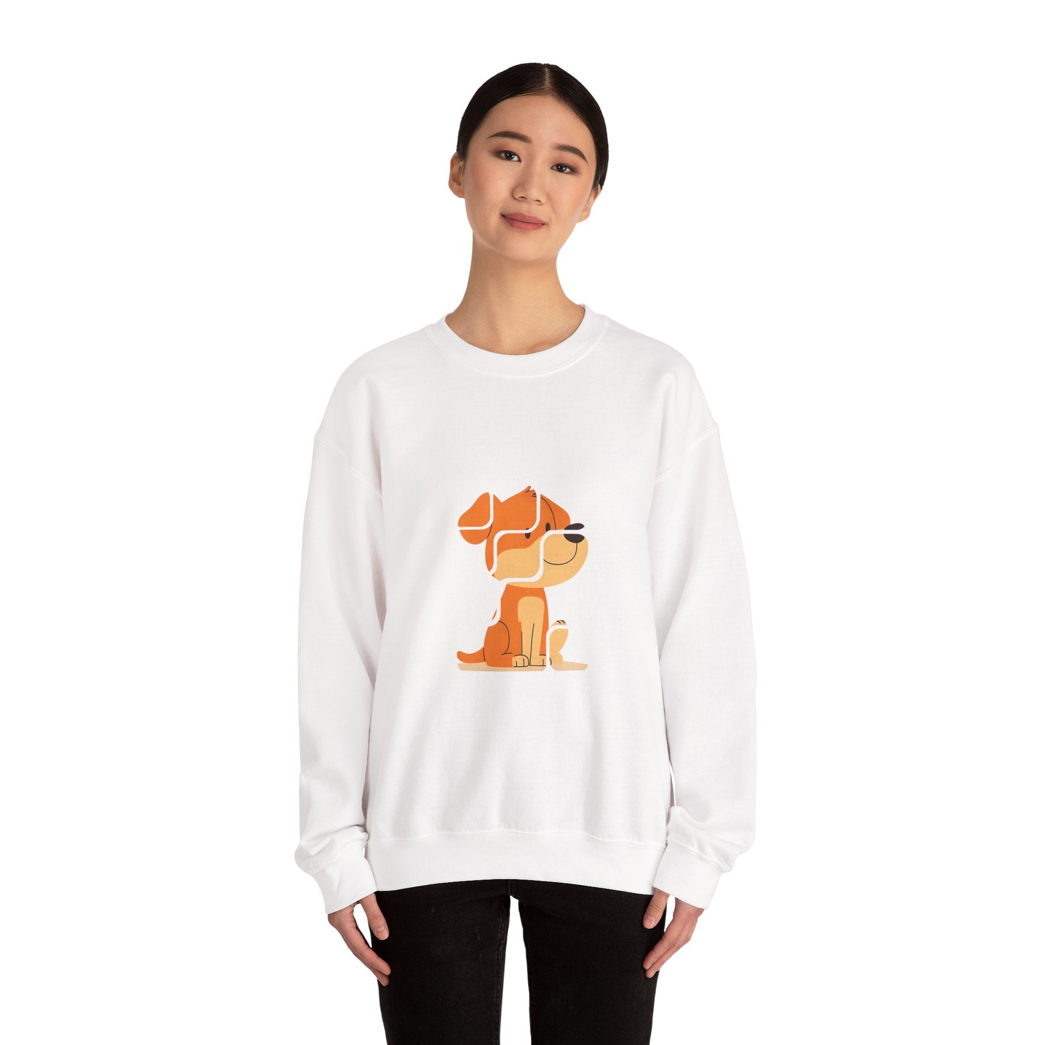 Cute Retro Dog Crewneck Unisex Sweatshirt