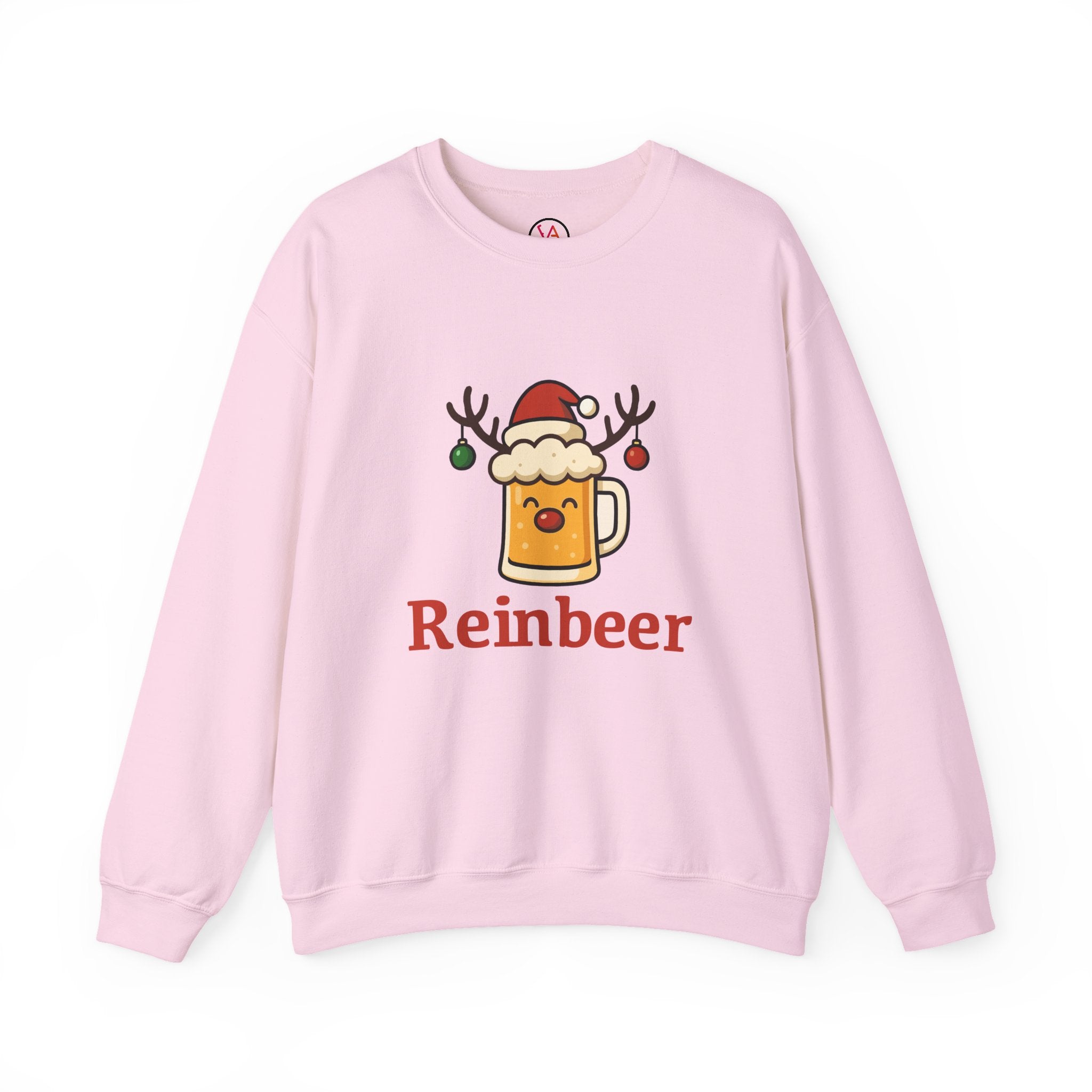 Christmas Reindeer Beer Sweatshirt — Festive Holiday Crewneck