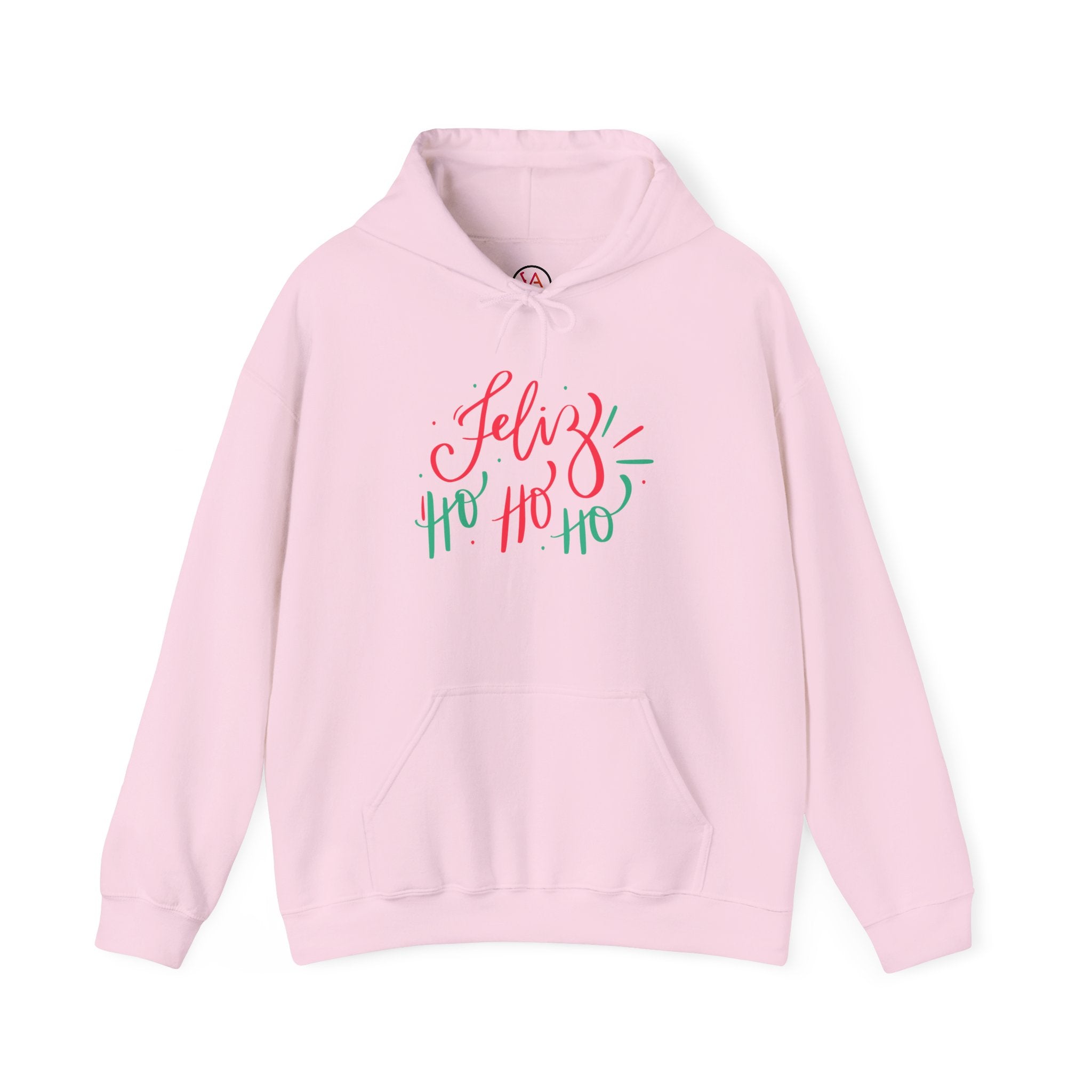 Feliz Ho Ho Ho Holiday Hoodie — Festive Spanish Christmas Sweatshirt