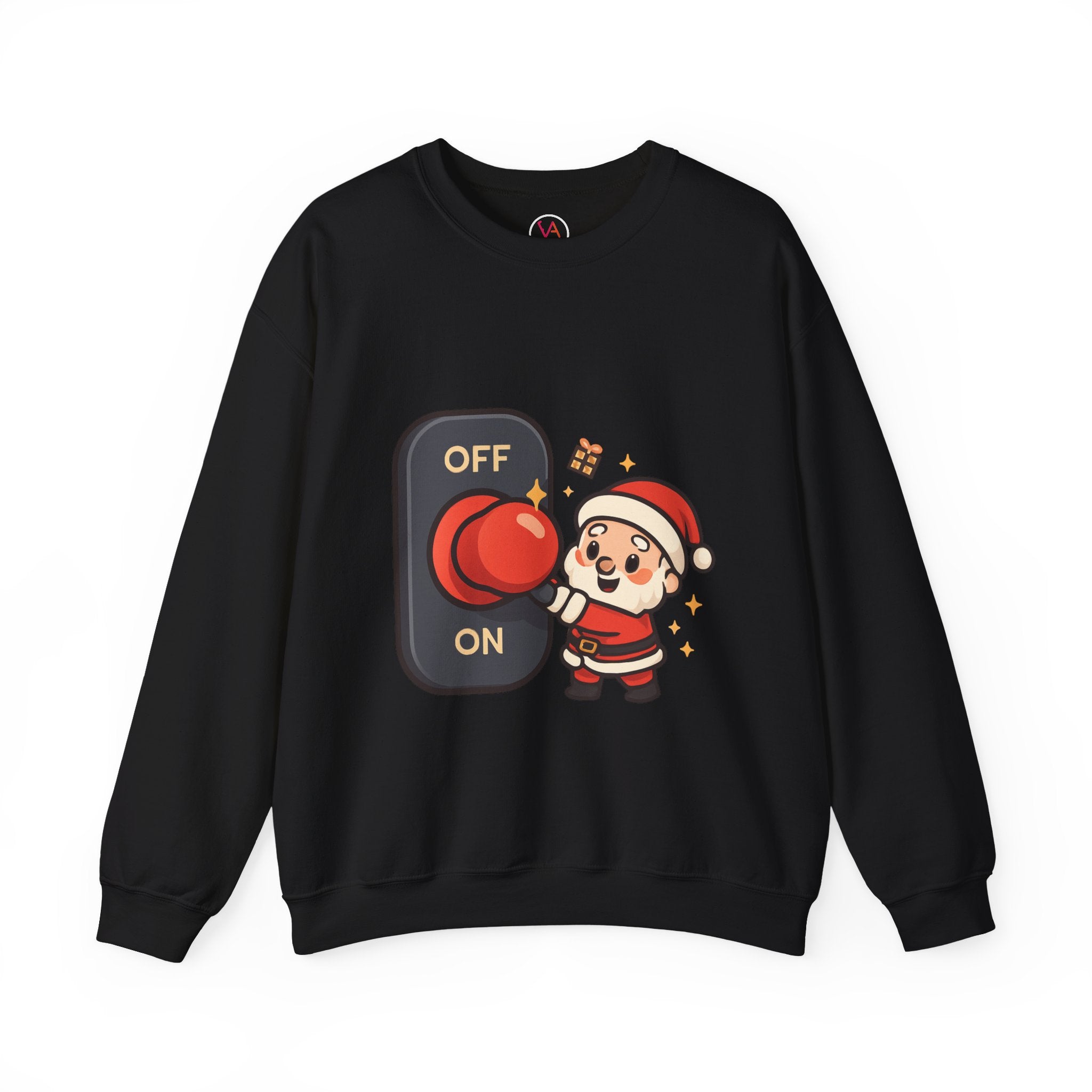 Santa’s Magic Button Holiday Sweatshirt