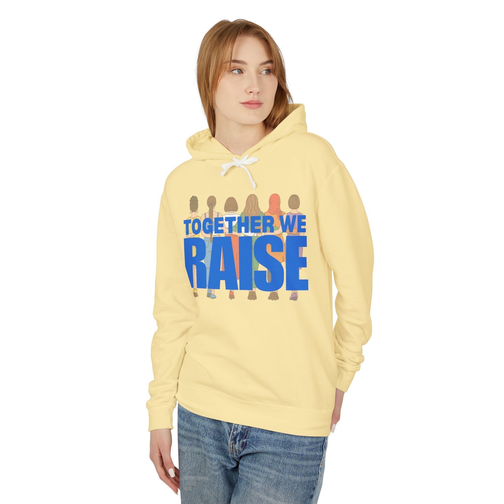 Together We Raise Hoodie — Community & Parenting Support Sweatshirt