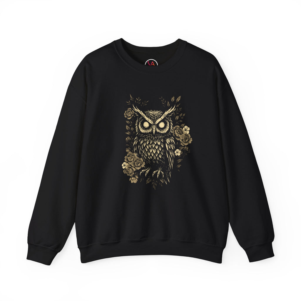 Cozy Unisex Owl Pullover Sweatshirt