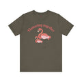 Flamingo Printed Unisex 100% Cotton T-Shirt