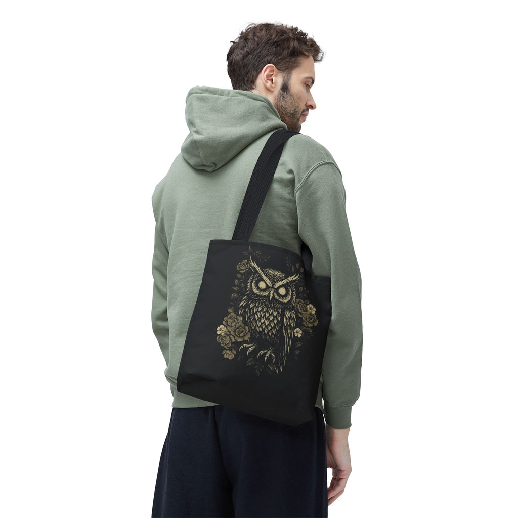 Owl Printed Halloween Tote Bag