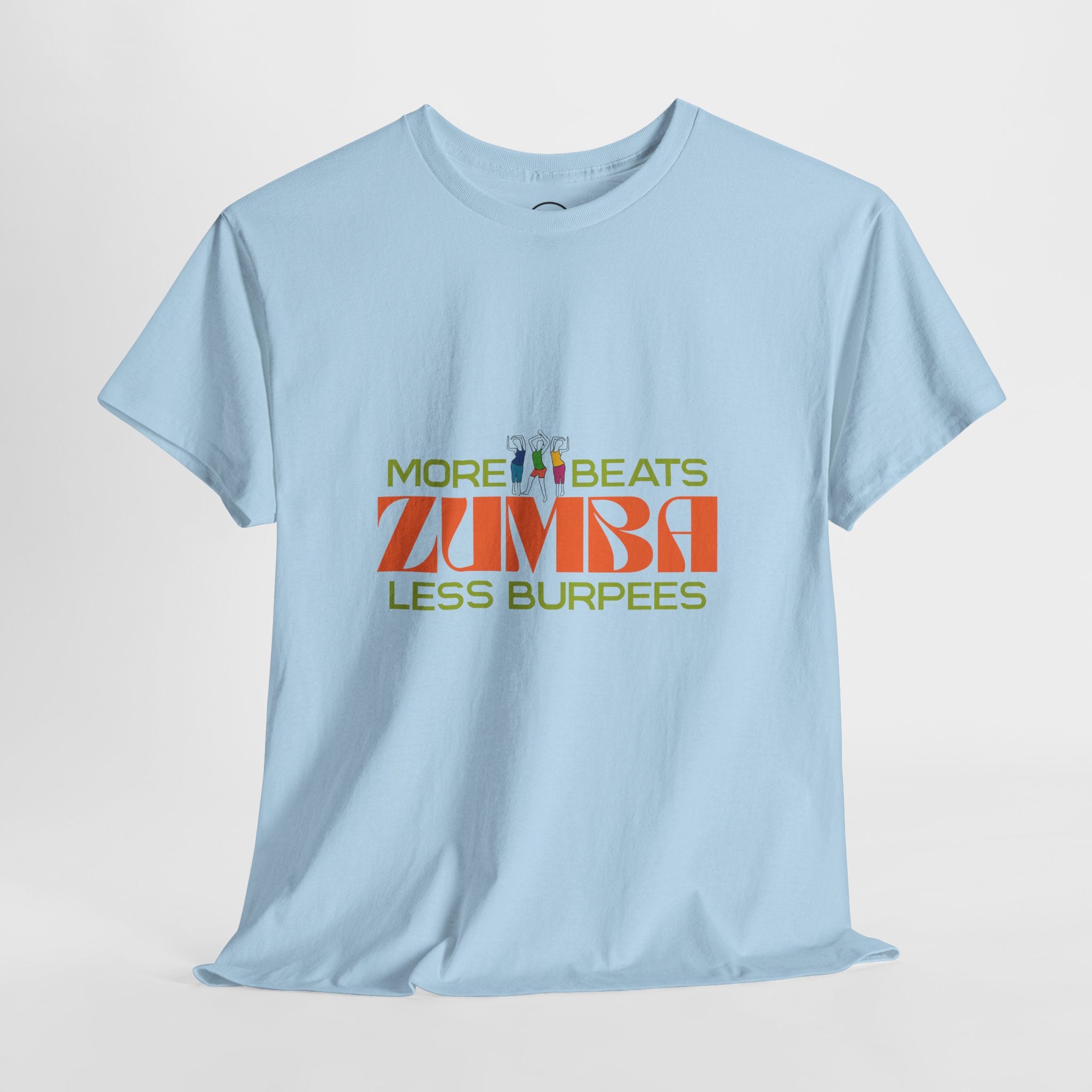 Zumba Tee "More Beats Less Burpees" — Dance Fitness Workout Unisex T-Shirt