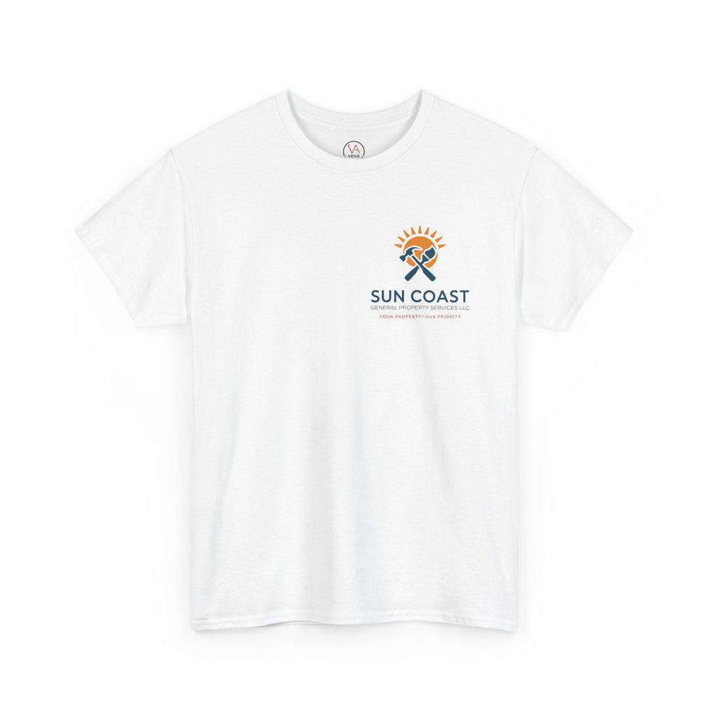 Sun Coast Property Services Logo Tee — Front Approved Design
