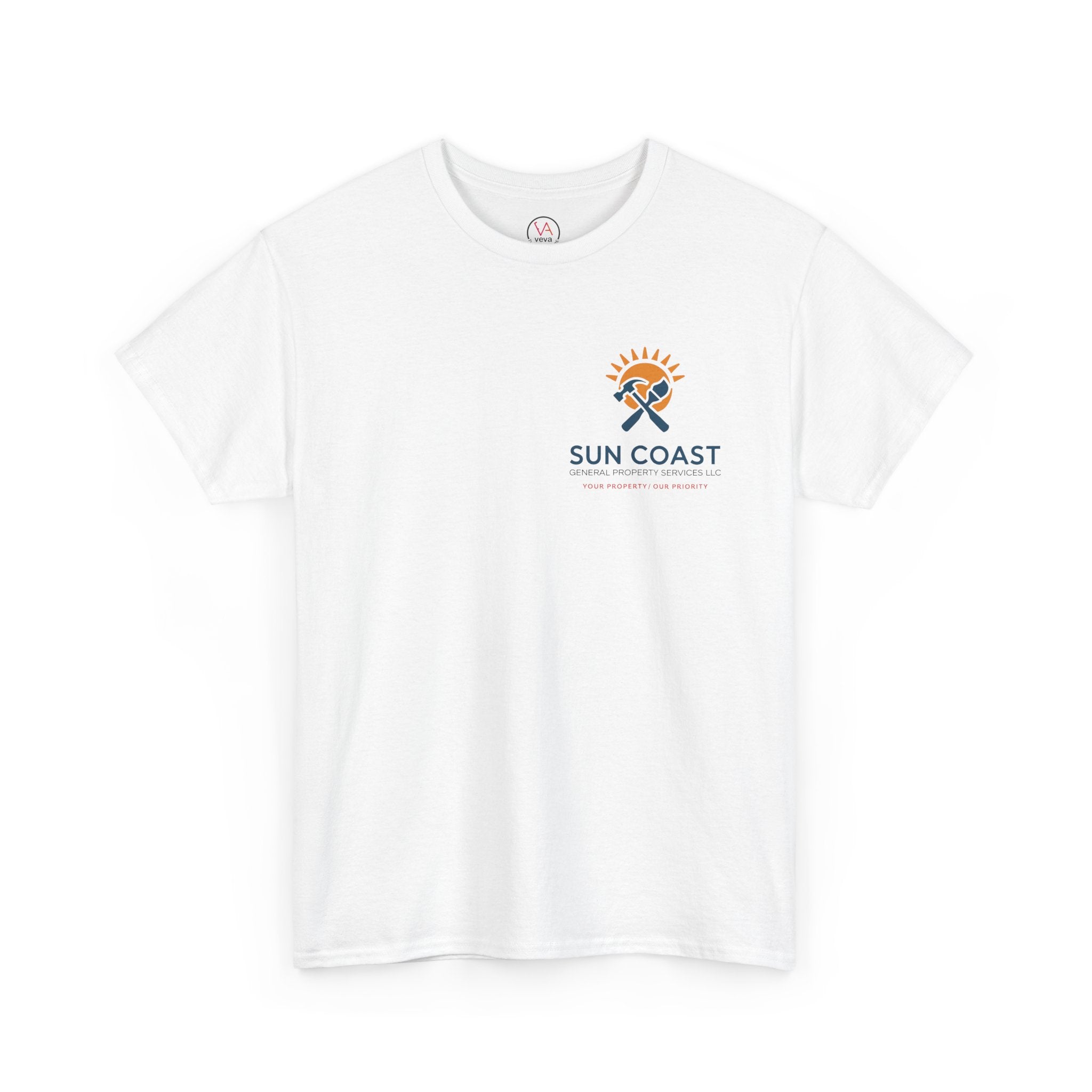 Sun Coast Property Services Logo Tee — Front Approved Design