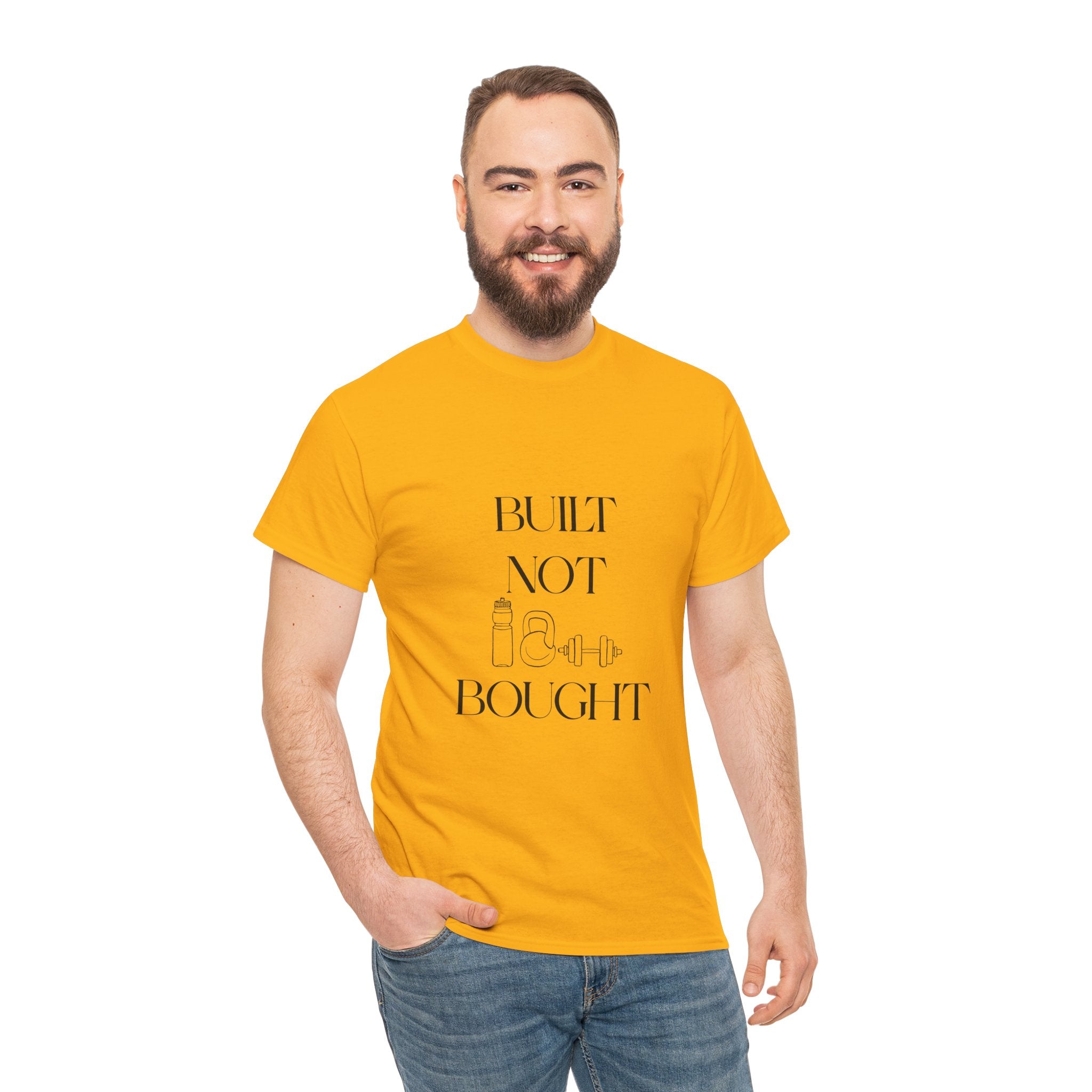 Built Not Bought Unisex – Workout Tee