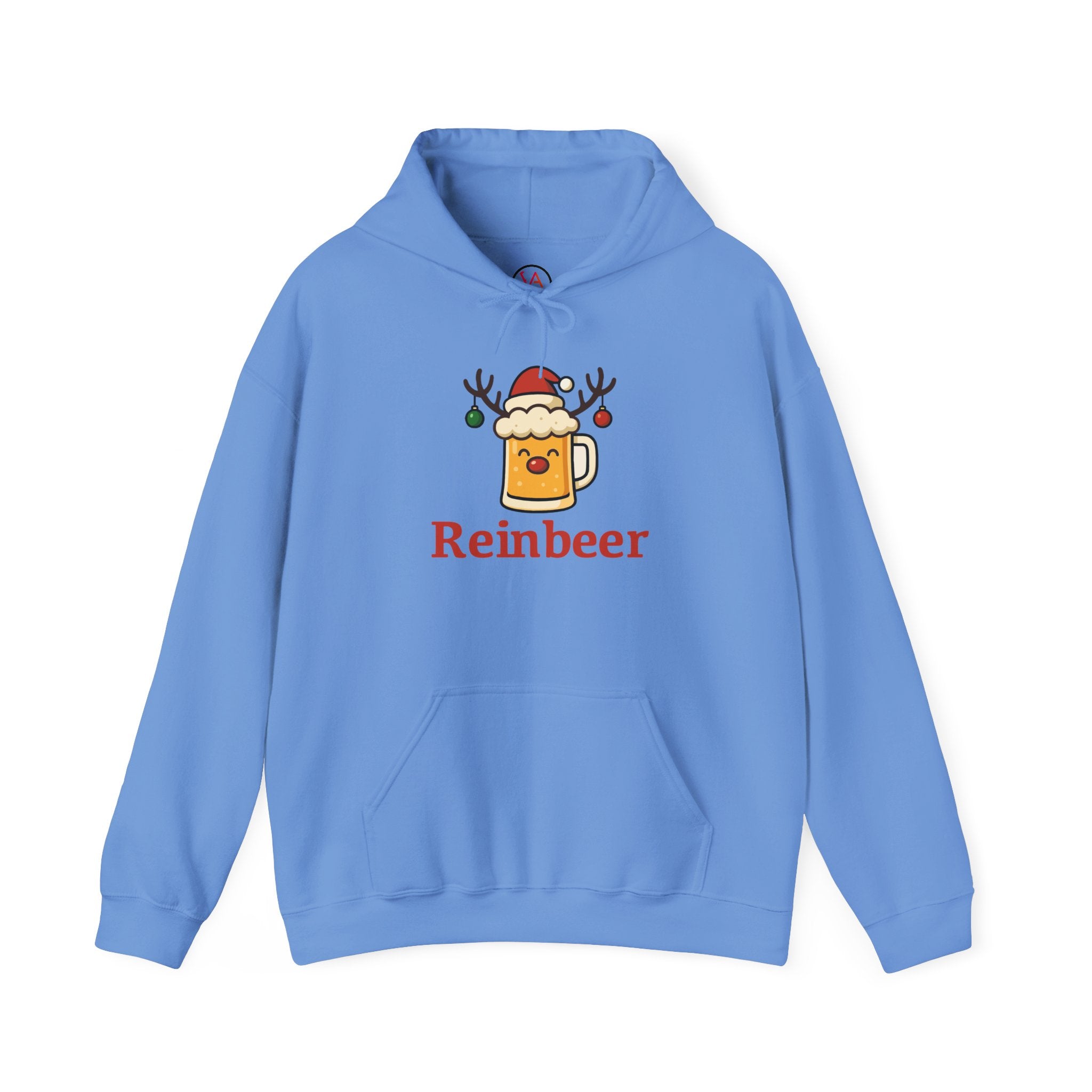 Cozy Christmas 'Reinbeer Mug' Hoodie — Holiday Reindeer Beer Sweatshirt