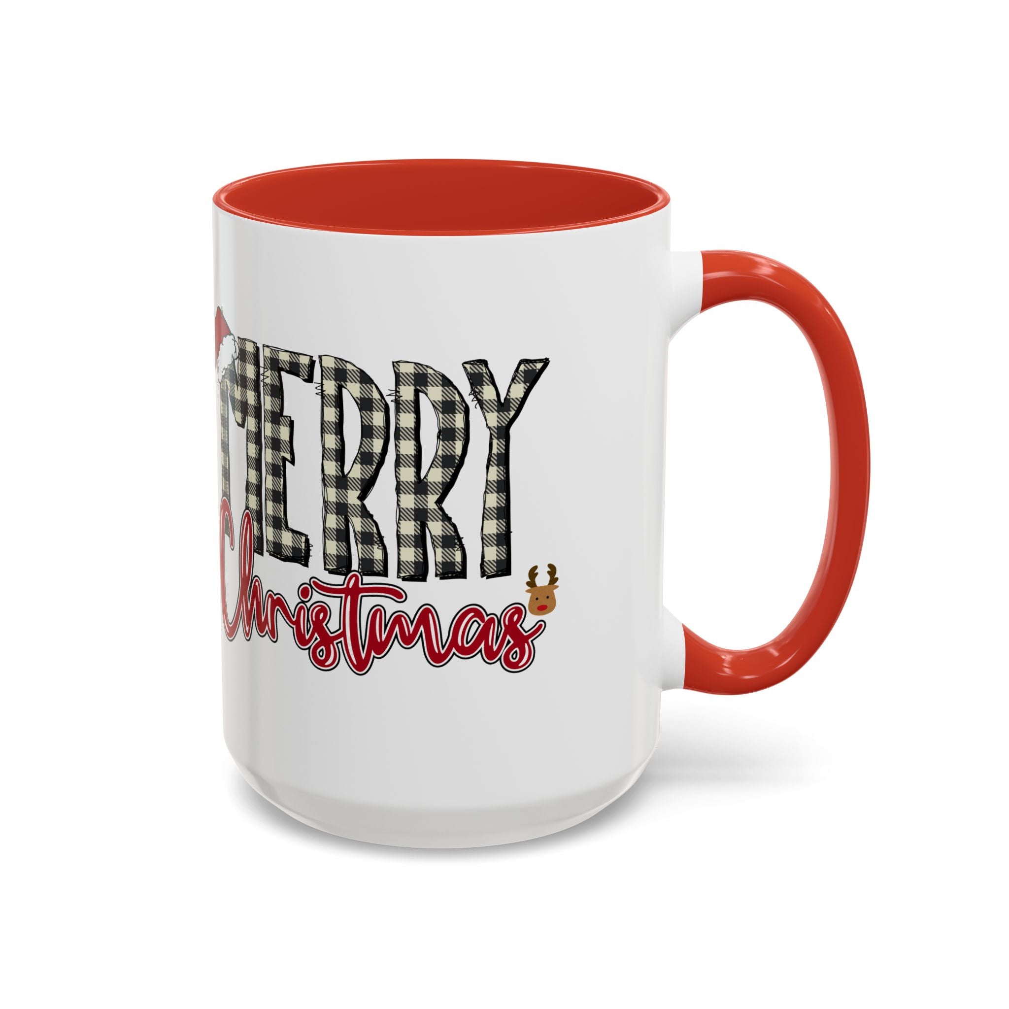 Merry Christmas Plaid Accent Coffee Mug (11/15oz)