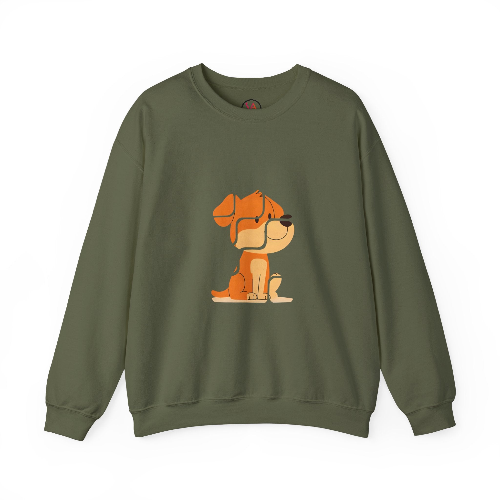 Cute Retro Dog Crewneck Unisex Sweatshirt