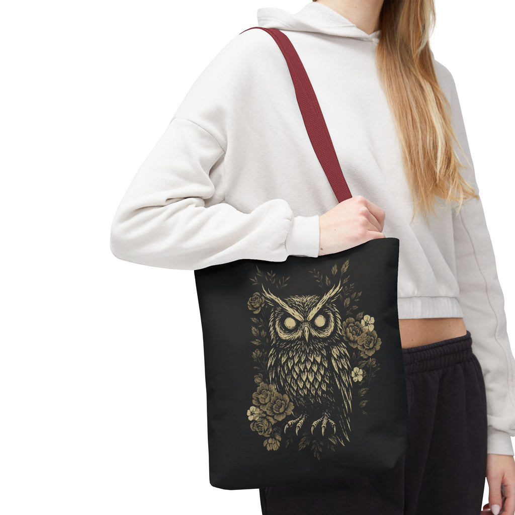 Owl Printed Halloween Tote Bag