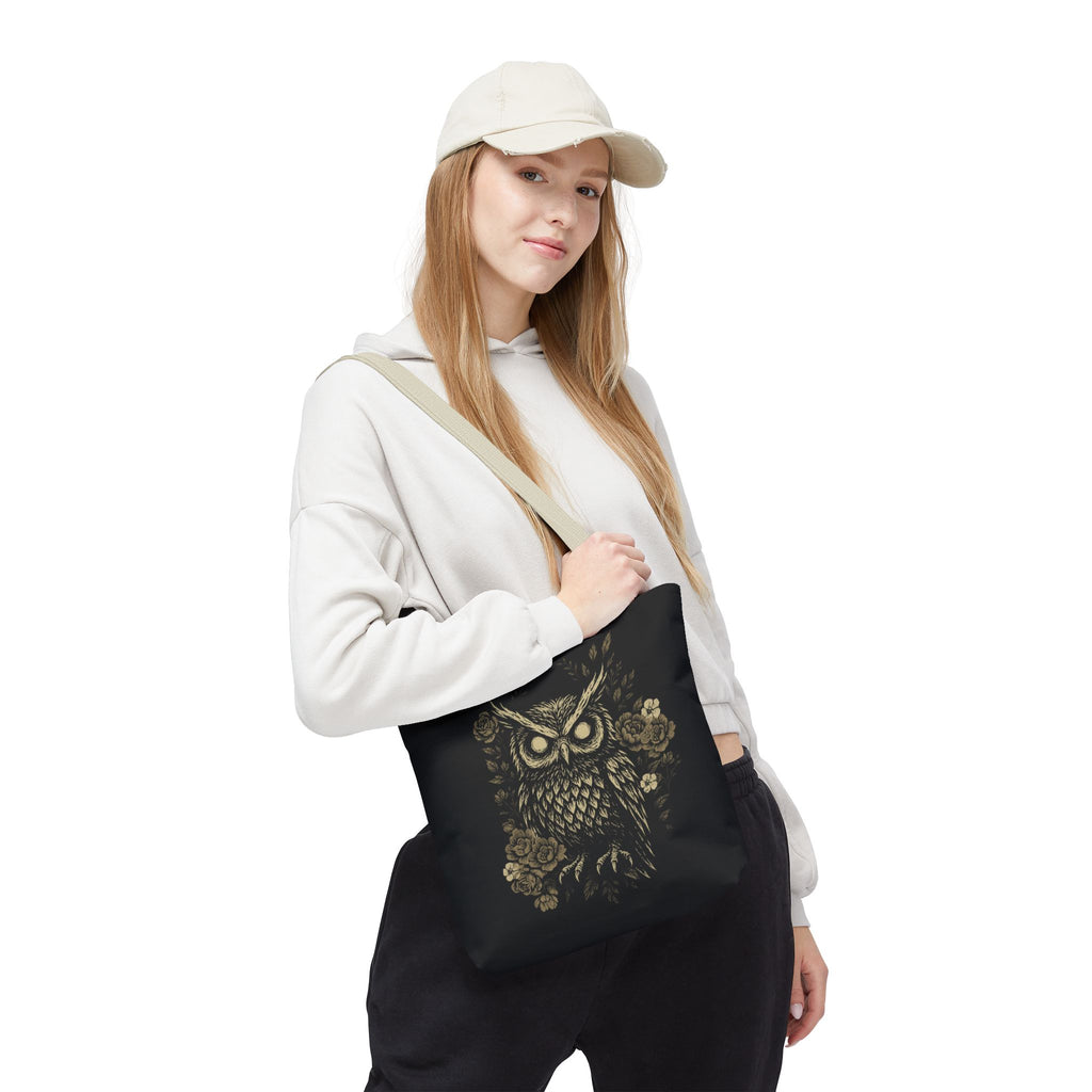 Owl Printed Halloween Tote Bag