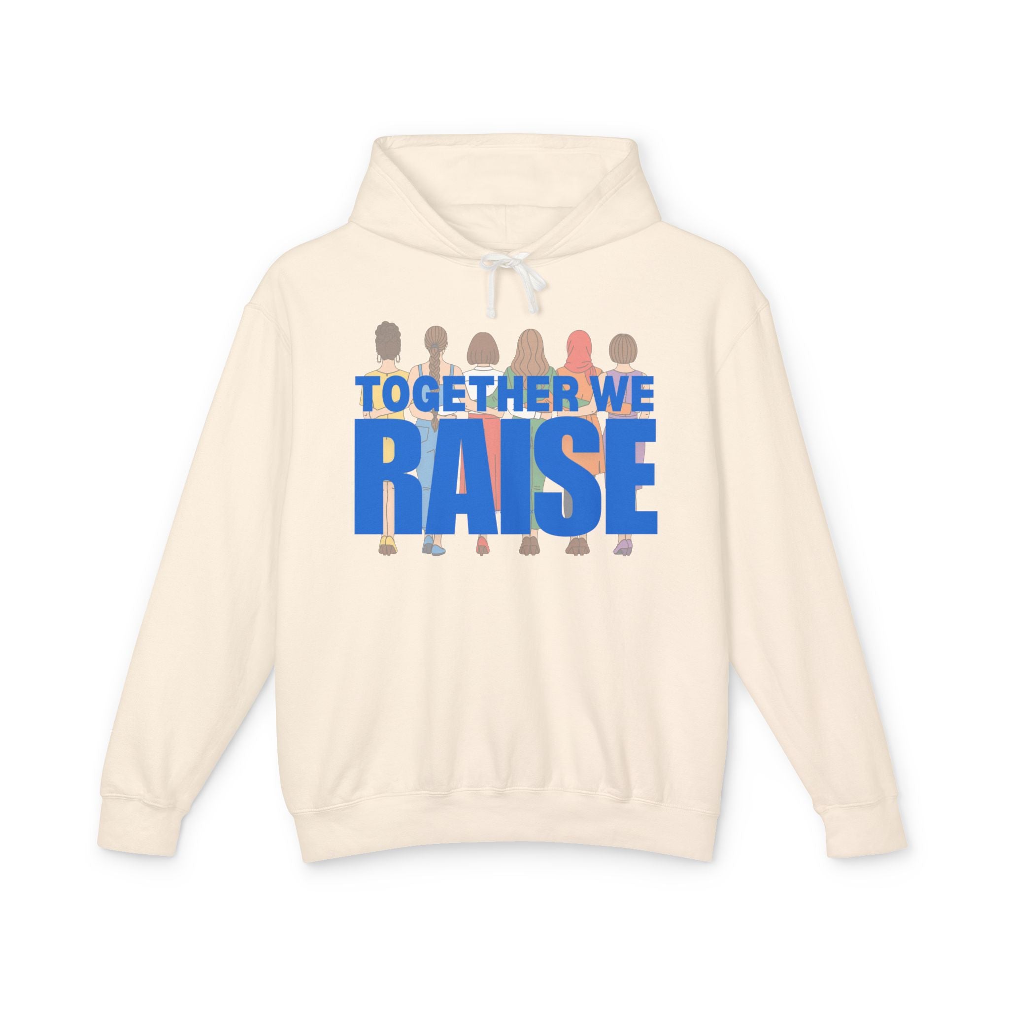 Together We Raise Hoodie — Community & Parenting Support Sweatshirt