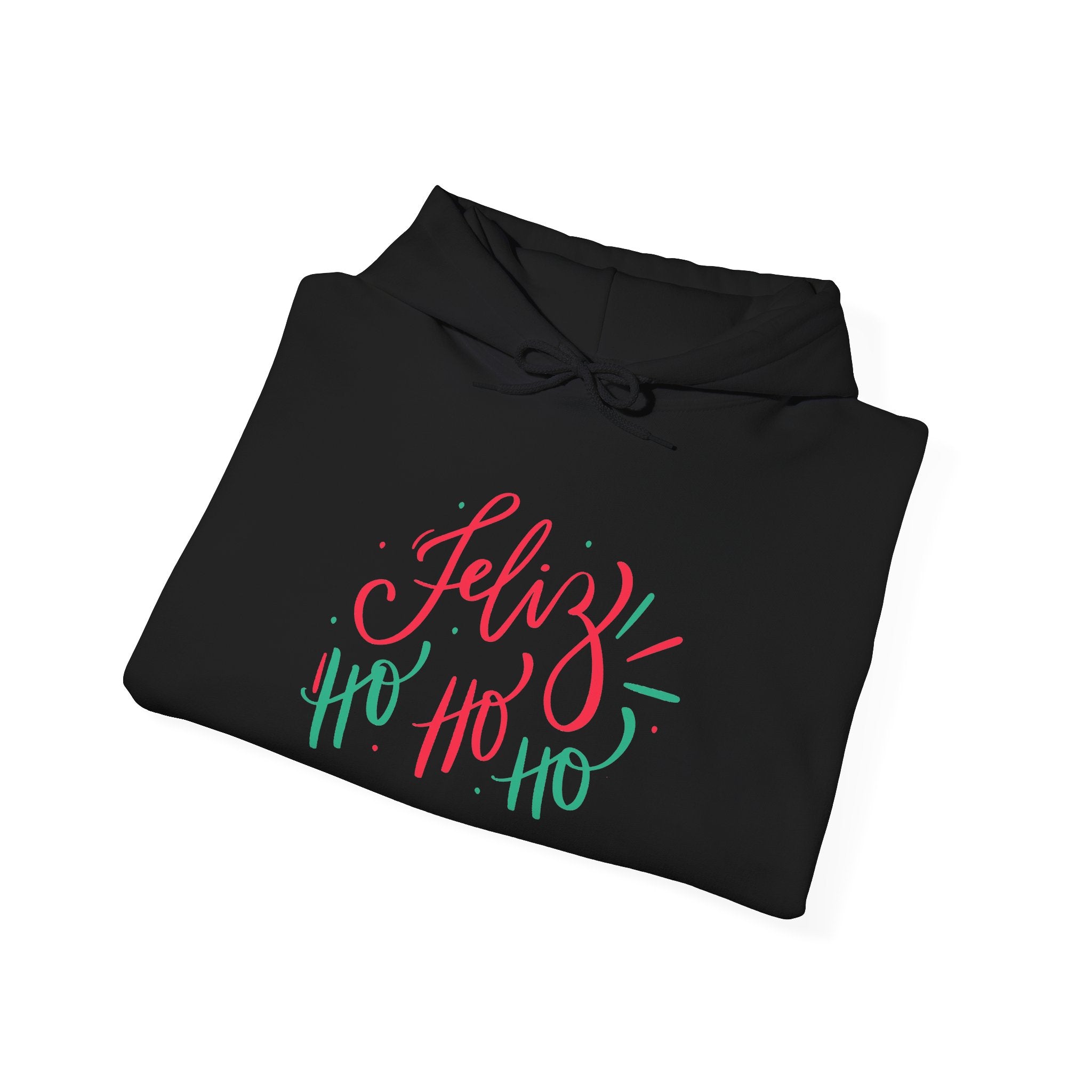 Feliz Ho Ho Ho Holiday Hoodie — Festive Spanish Christmas Sweatshirt