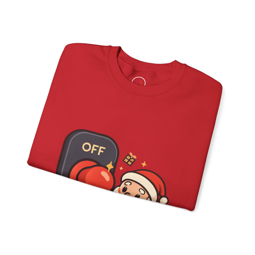 Santa’s Magic Button Holiday Sweatshirt