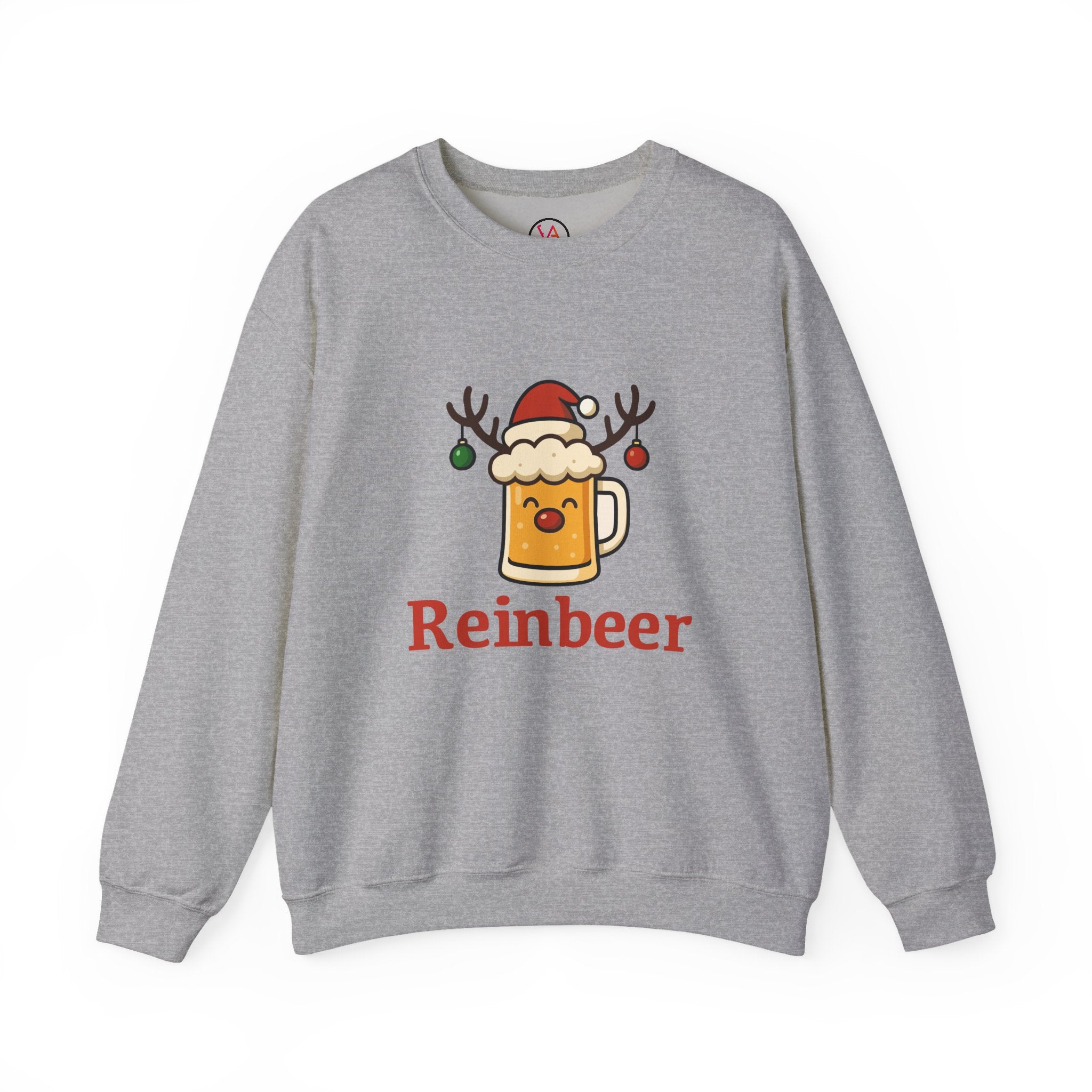 Christmas Reindeer Beer Sweatshirt — Festive Holiday Crewneck