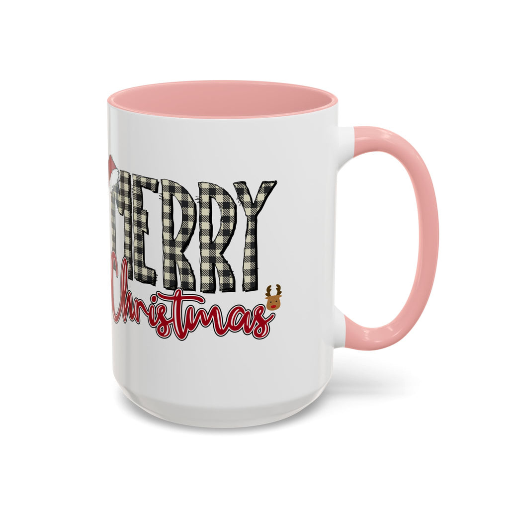 Merry Christmas Plaid Accent Coffee Mug (11/15oz)