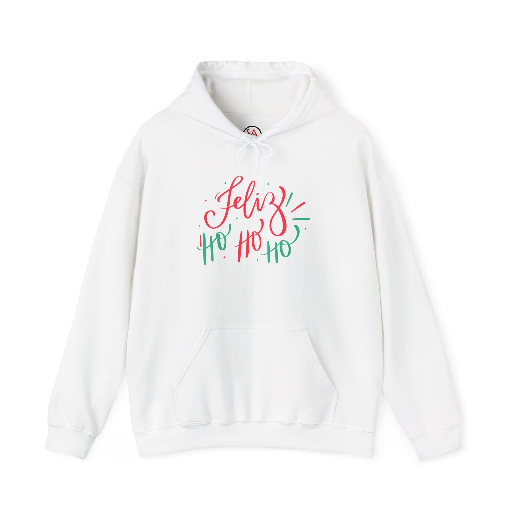 Feliz Ho Ho Ho Holiday Hoodie — Festive Spanish Christmas Sweatshirt