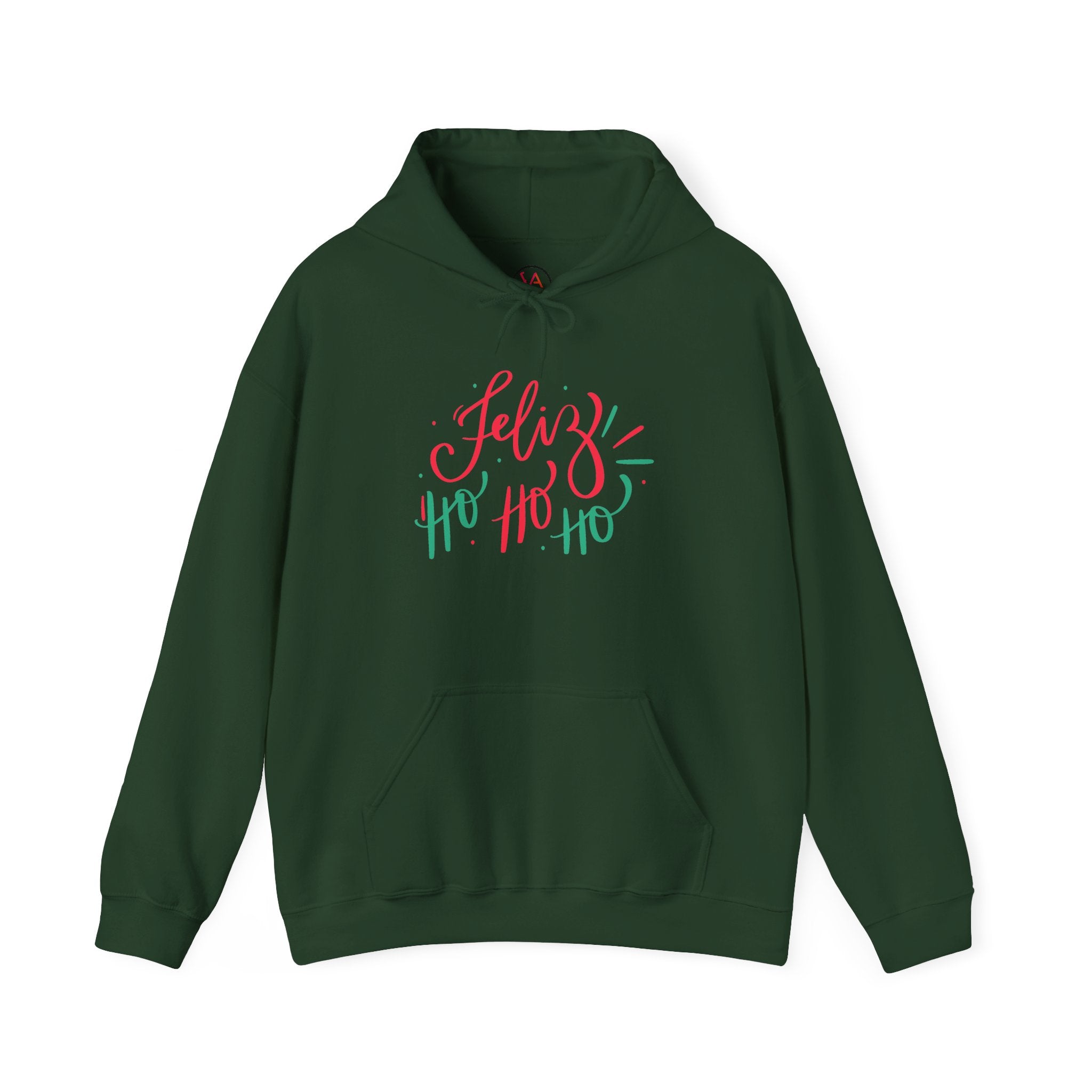 Feliz Ho Ho Ho Holiday Hoodie — Festive Spanish Christmas Sweatshirt