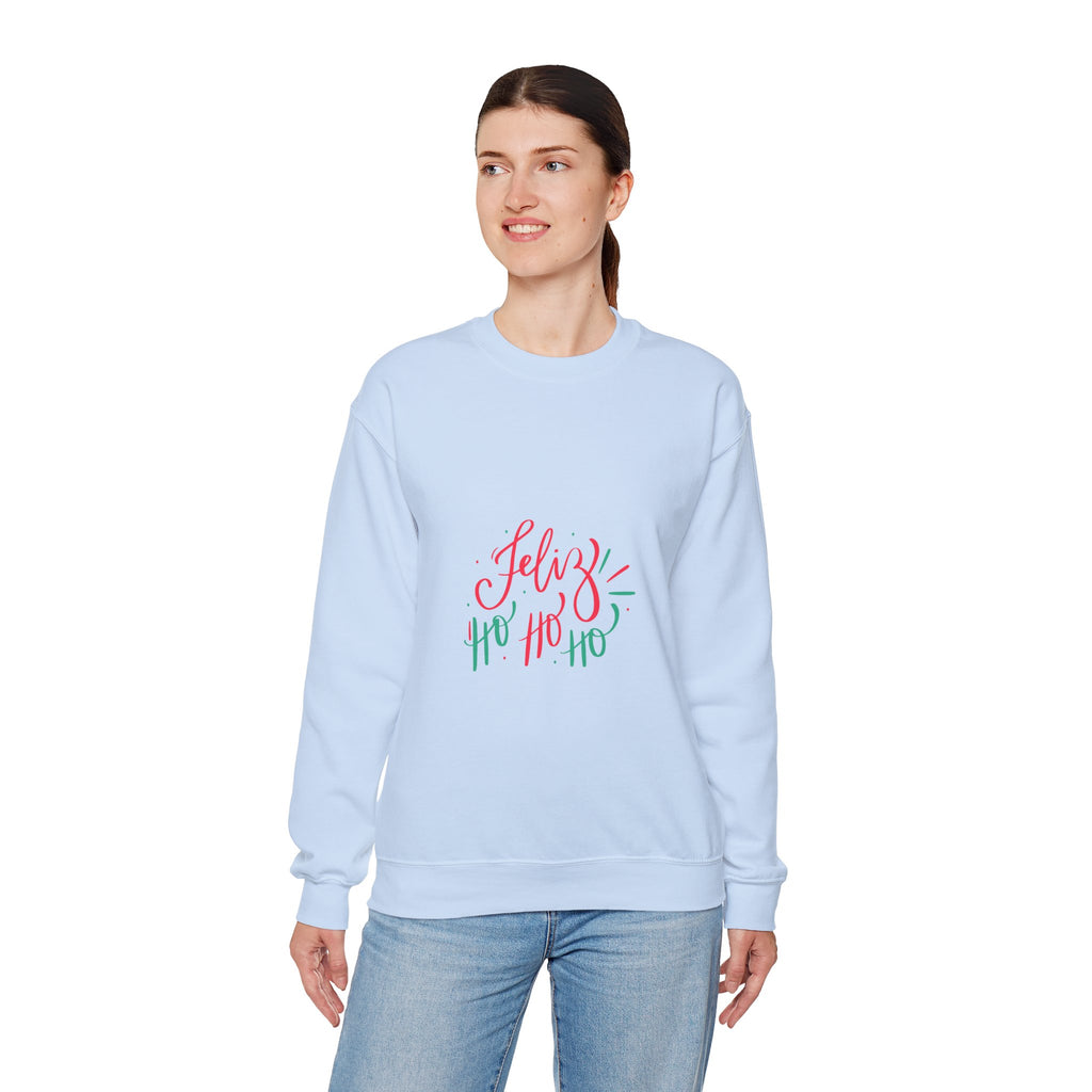 Christmas Ho Ho Ho Crewneck Sweatshirt — Festive Holiday Sweatshirt
