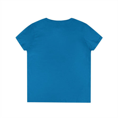 Birthday Squad V-Neck Tee — Women’s Party Shirt with Gold Heart & Crown