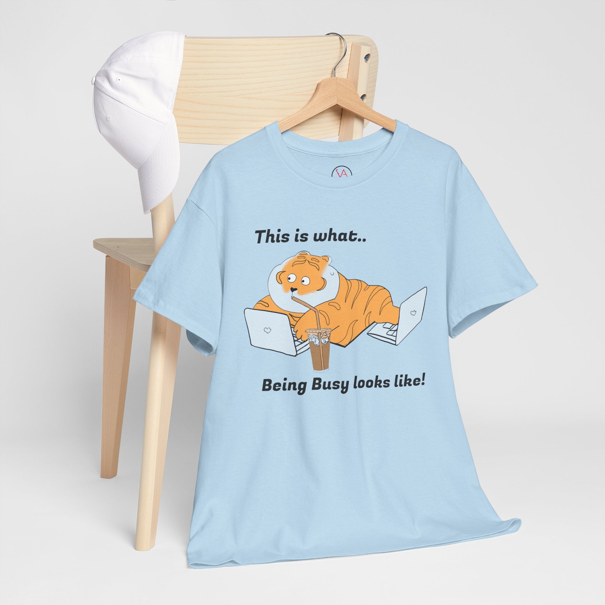 Casual Graphic Cotton Tee — Fun 100% Cotton T-Shirt