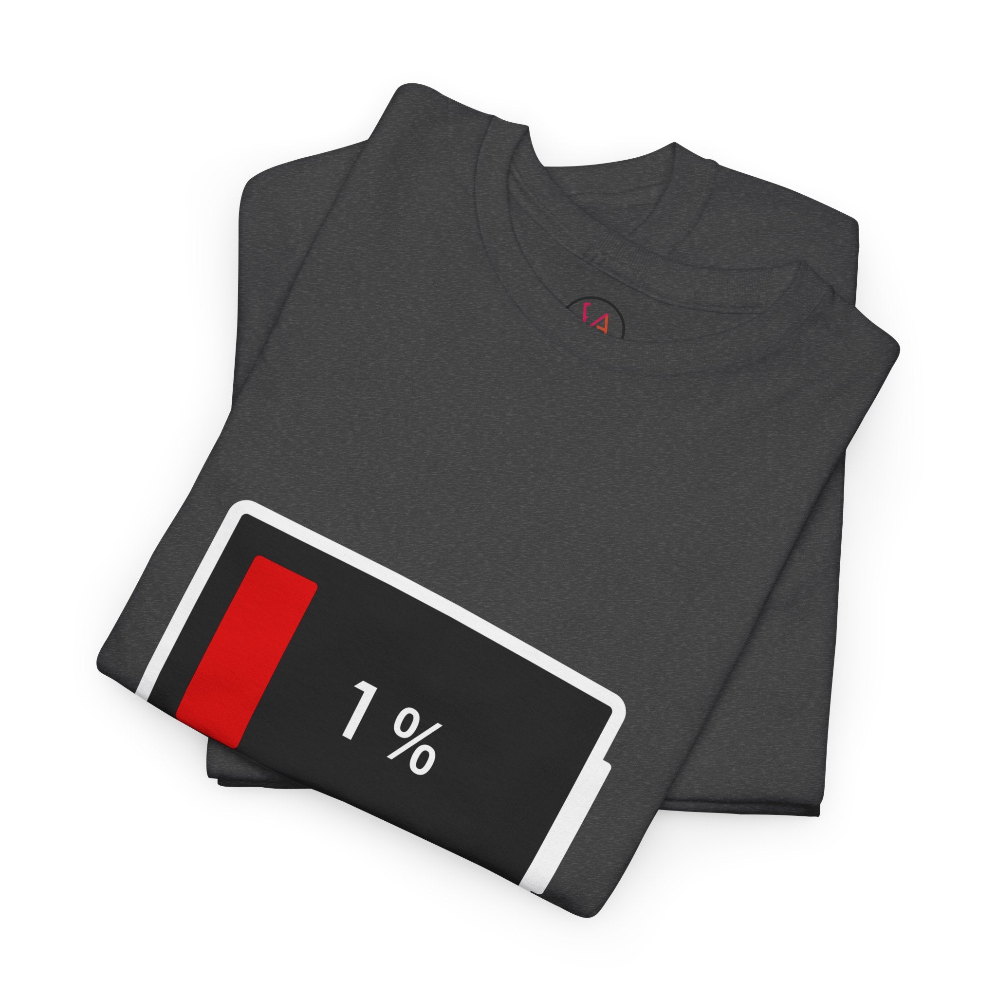 Low Battery Icon Unisex Cotton T-Shirt